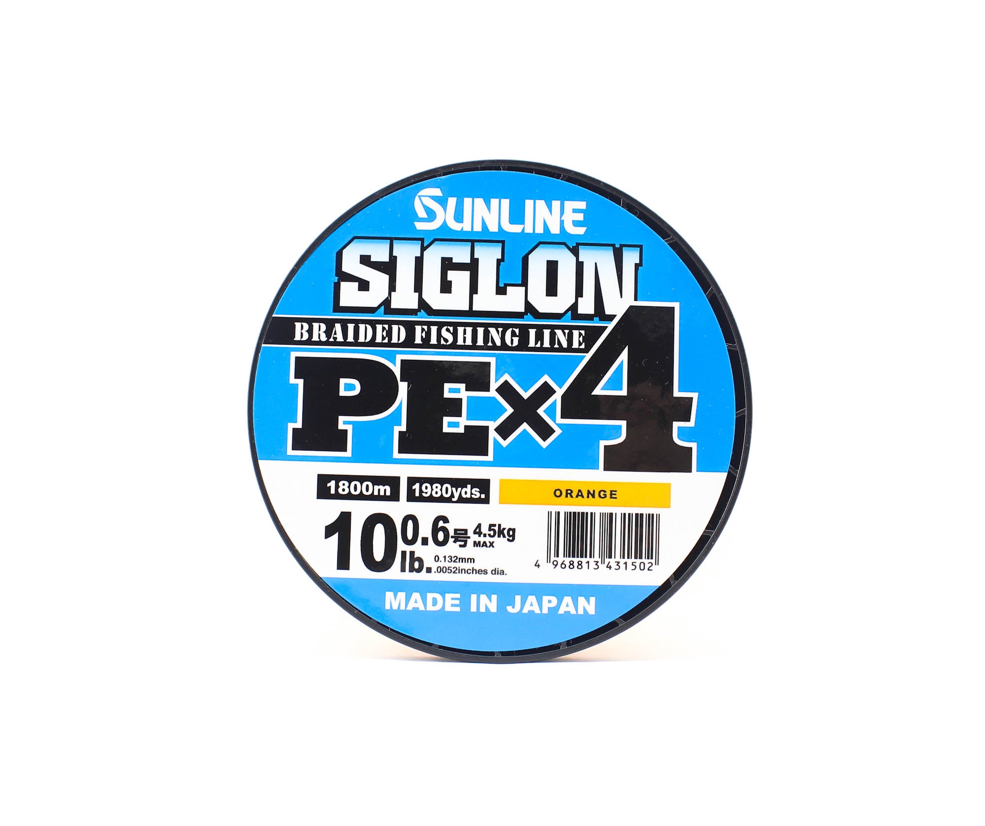 Sunline P.E Line X4 Siglon 1800M P.E 0.6 10LB Orange (1502)
