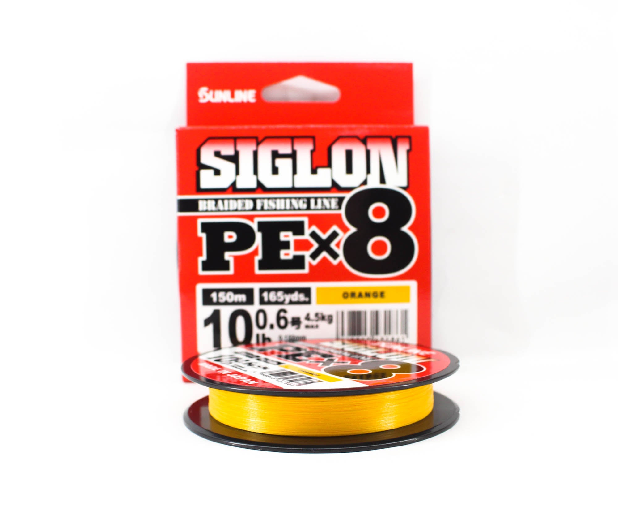 Sunline P.E Line X8 Siglon 150M P.E 0.6 10LB Orange (1861)
