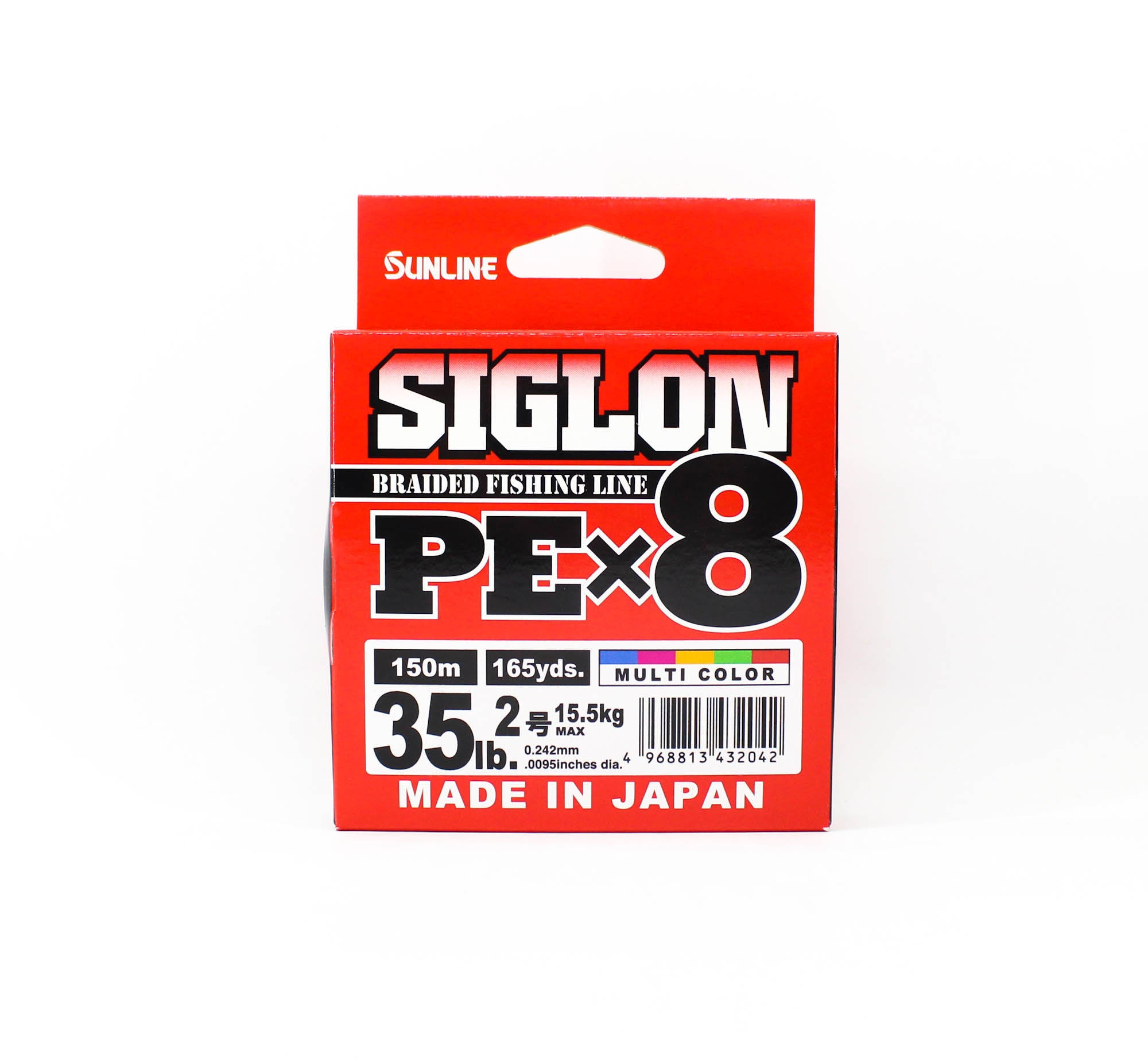 Sunline P.E Line X8 Siglon 150M P.E 2 35LB Multi (2042)