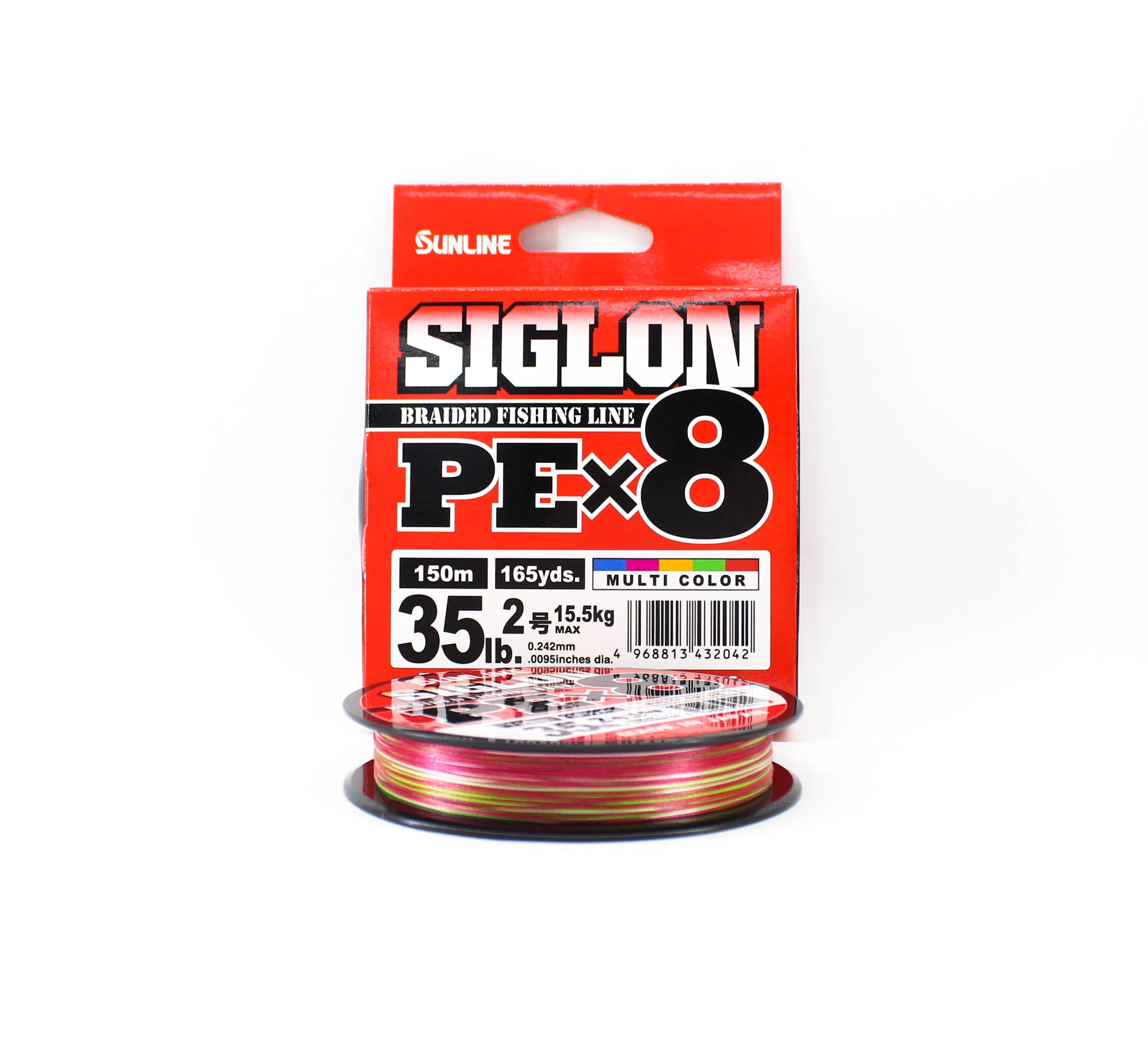 Sunline P.E Line X8 Siglon 150M P.E 2 35LB Multi (2042)