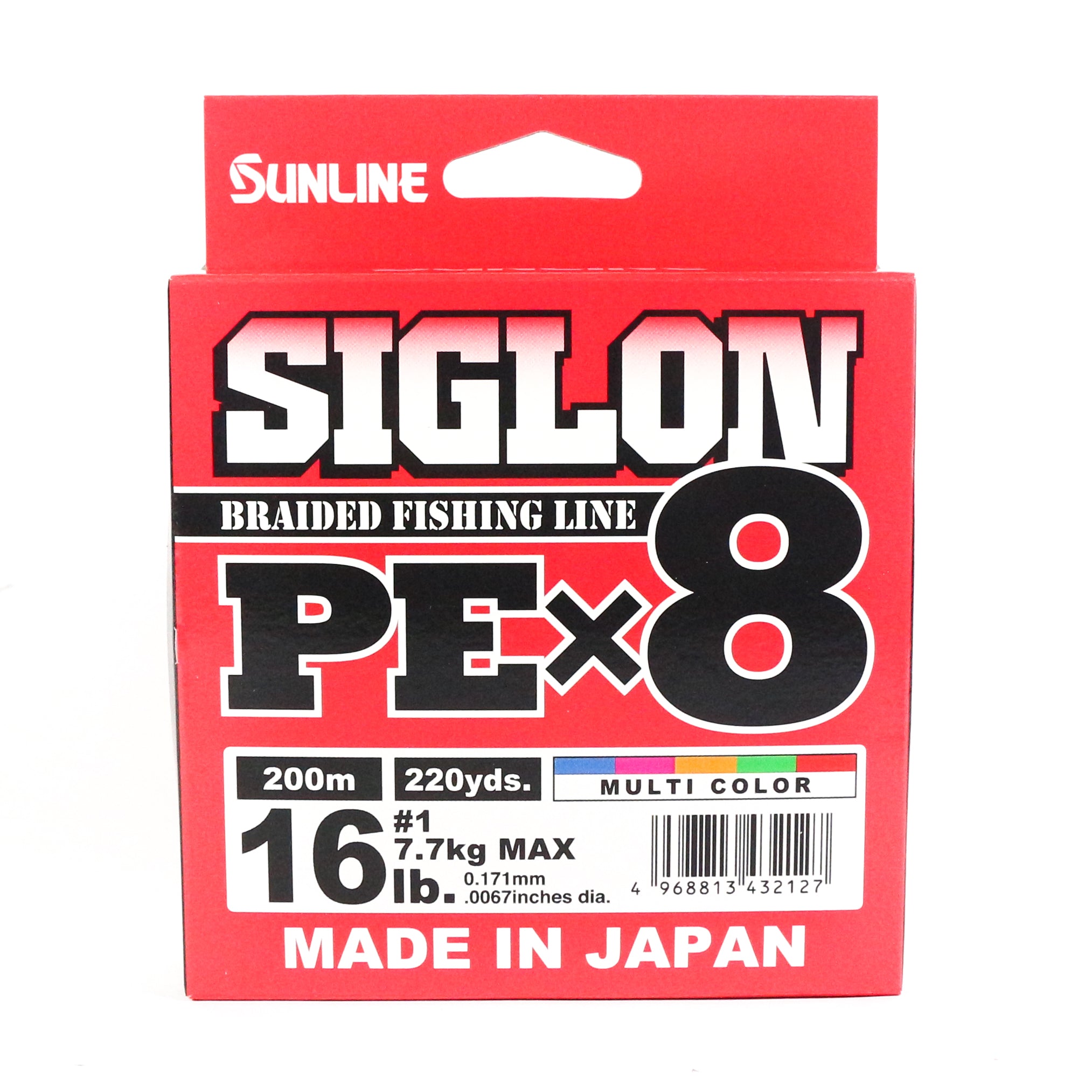 Sunline P.E Line X8 Siglon 200M P.E 1 16LB Multi (2127)