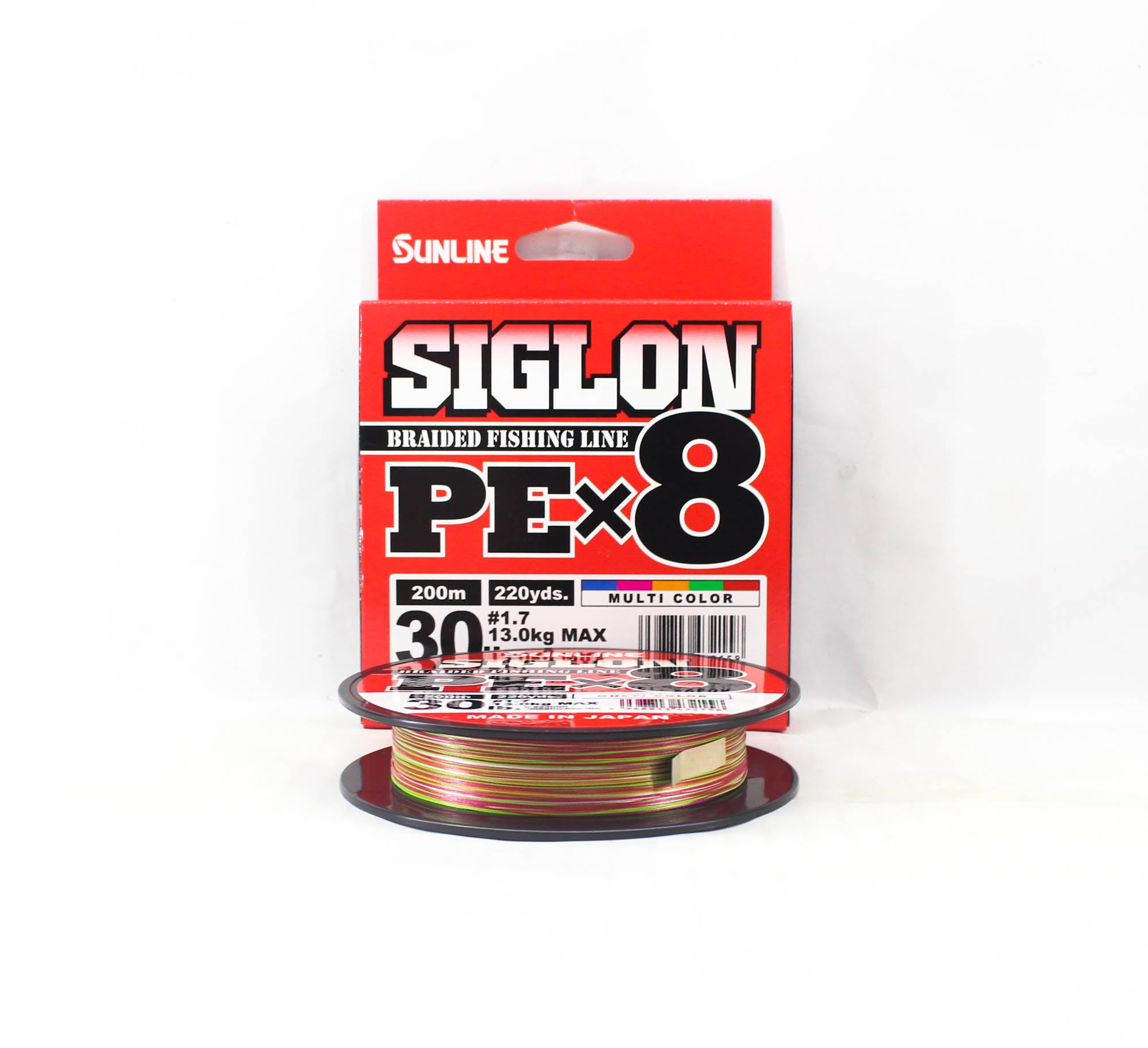 Sunline P.E Line X8 Siglon 200M P.E 1.7 30LB Multi (2158)