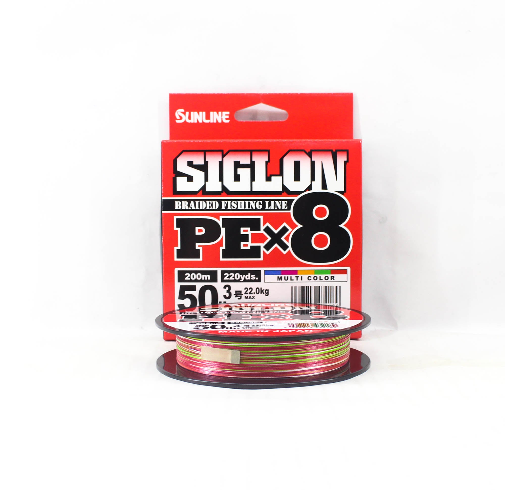 Sunline P.E Line X8 Siglon 200M P.E 3 50LB Multi (2189)