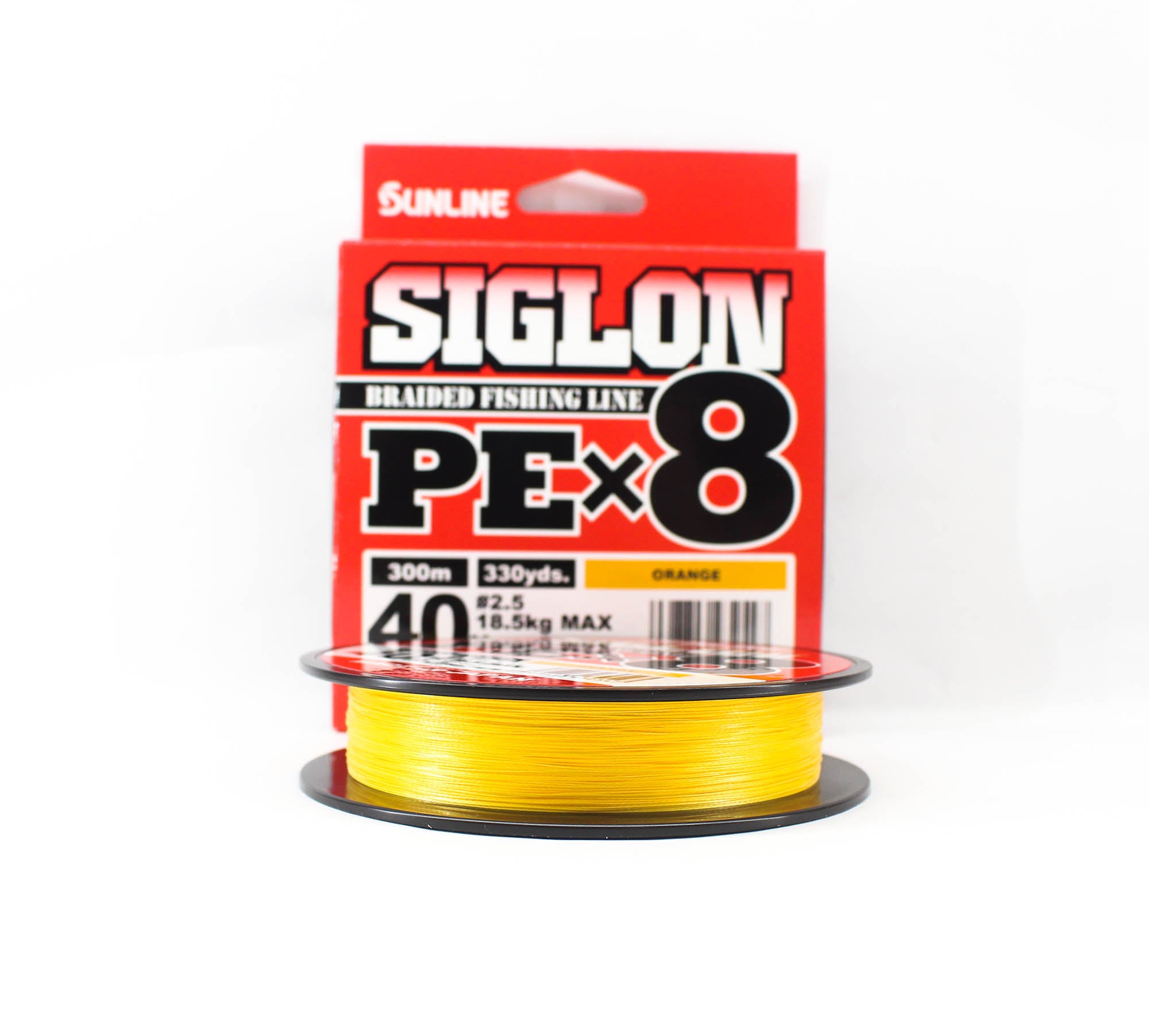 Sunline P.E Line X8 Siglon 300M P.E 2.5 40LB Orange (2547)