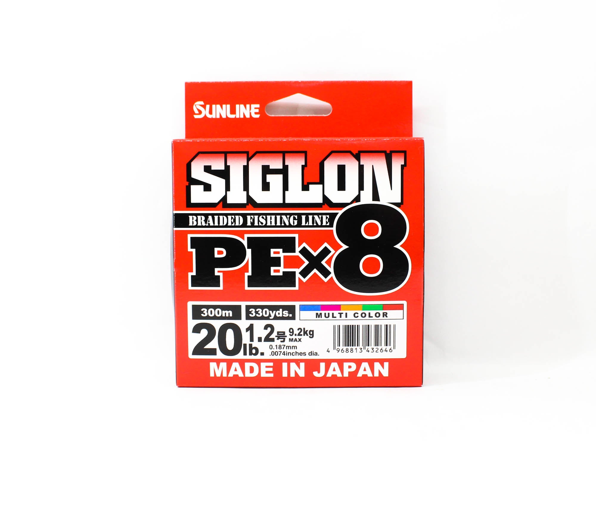Sunline P.E Line X8 Siglon 300M P.E 1.2 20LB Multi (2646)