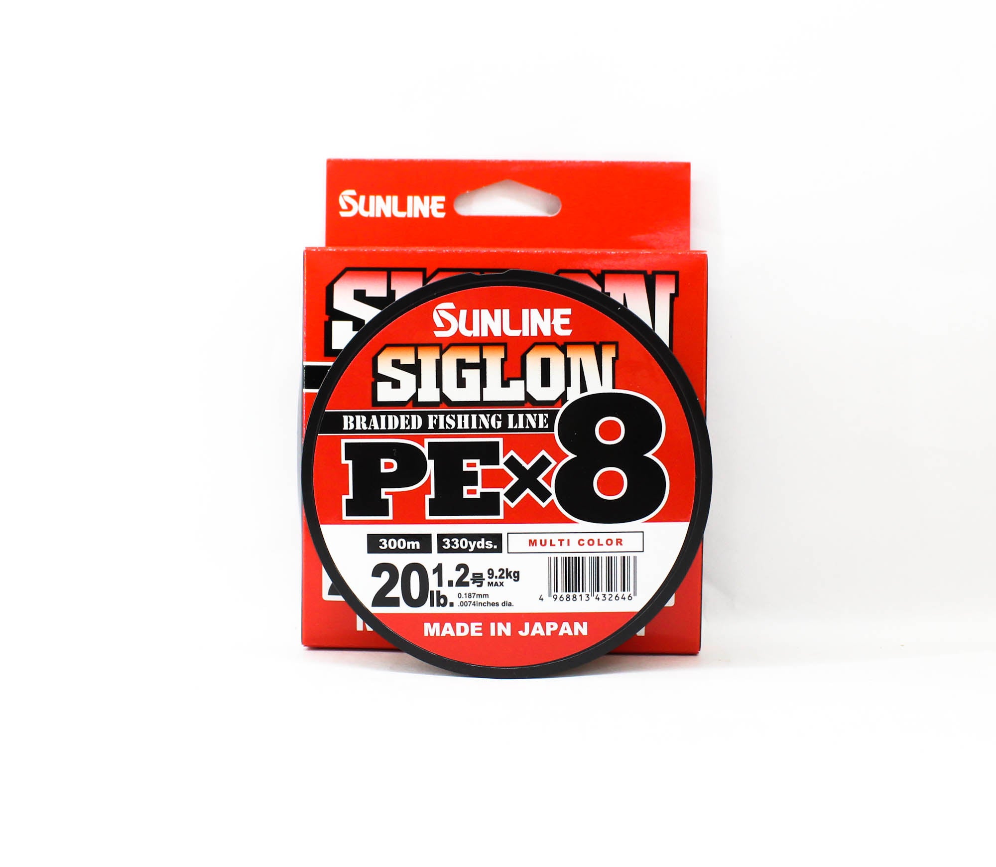 Sunline P.E Line X8 Siglon 300M P.E 1.2 20LB Multi (2646)