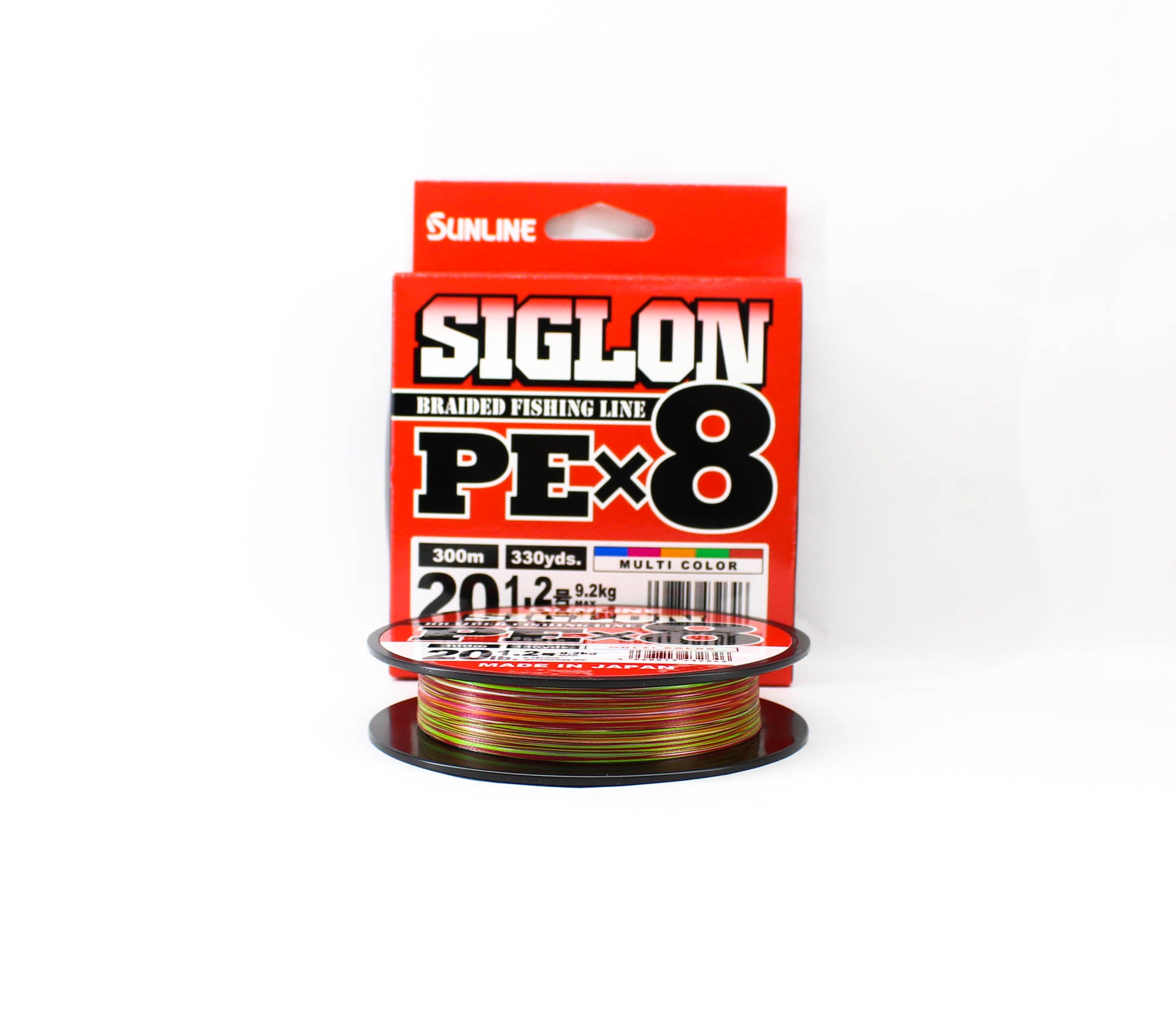 Sunline P.E Line X8 Siglon 300M P.E 1.2 20LB Multi (2646)