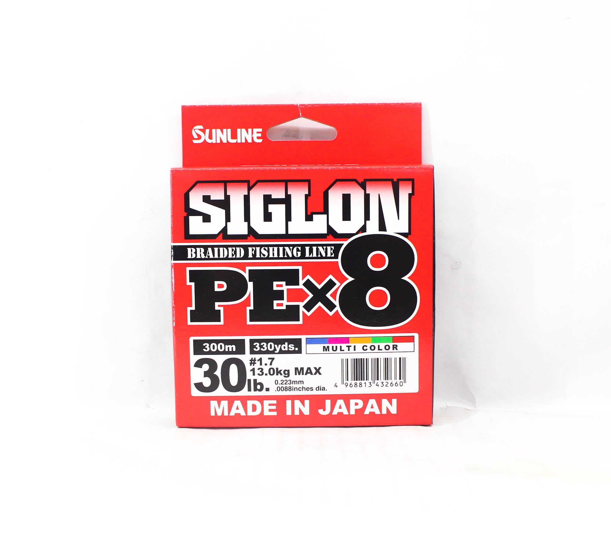 Sunline P.E Line X8 Siglon 300M P.E 1.7 30LB Multi (2660)