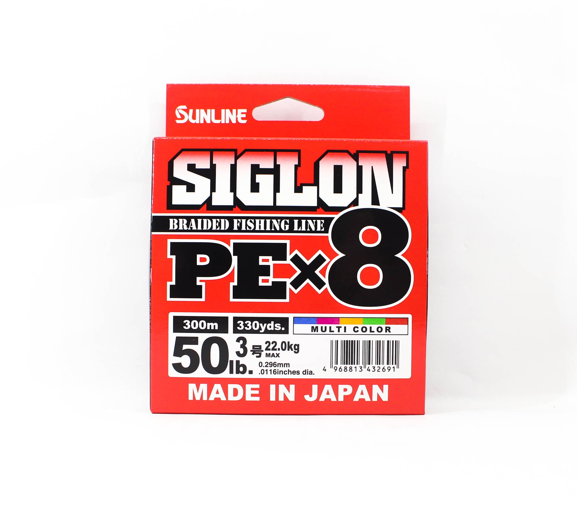 Sunline P.E Line X8 Siglon 300M P.E 3 50LB Multi (2691)