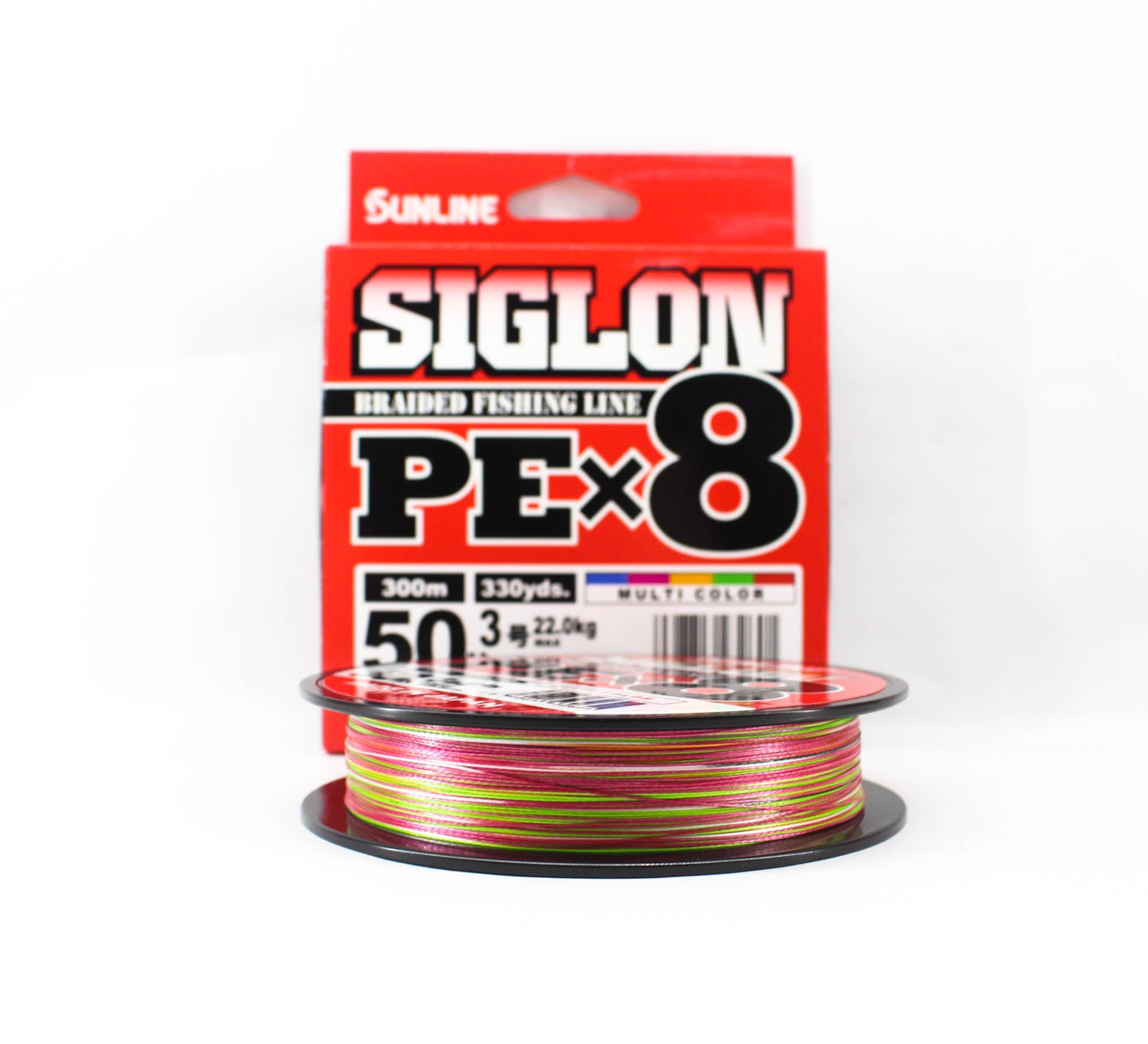 Sunline P.E Line X8 Siglon 300M P.E 3 50LB Multi (2691)