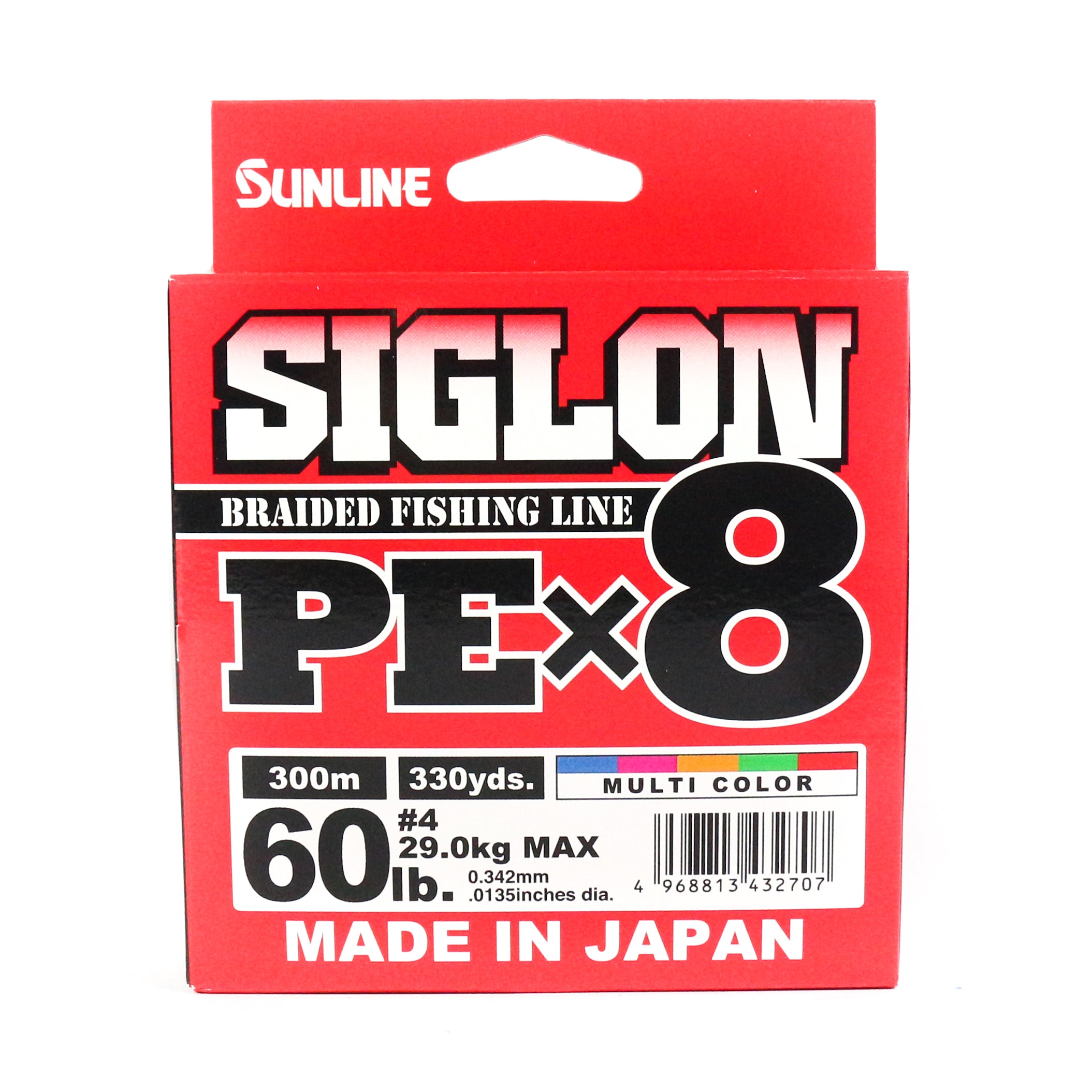 Sunline P.E Line X8 Siglon 300M P.E 4 60LB Multi (2707)
