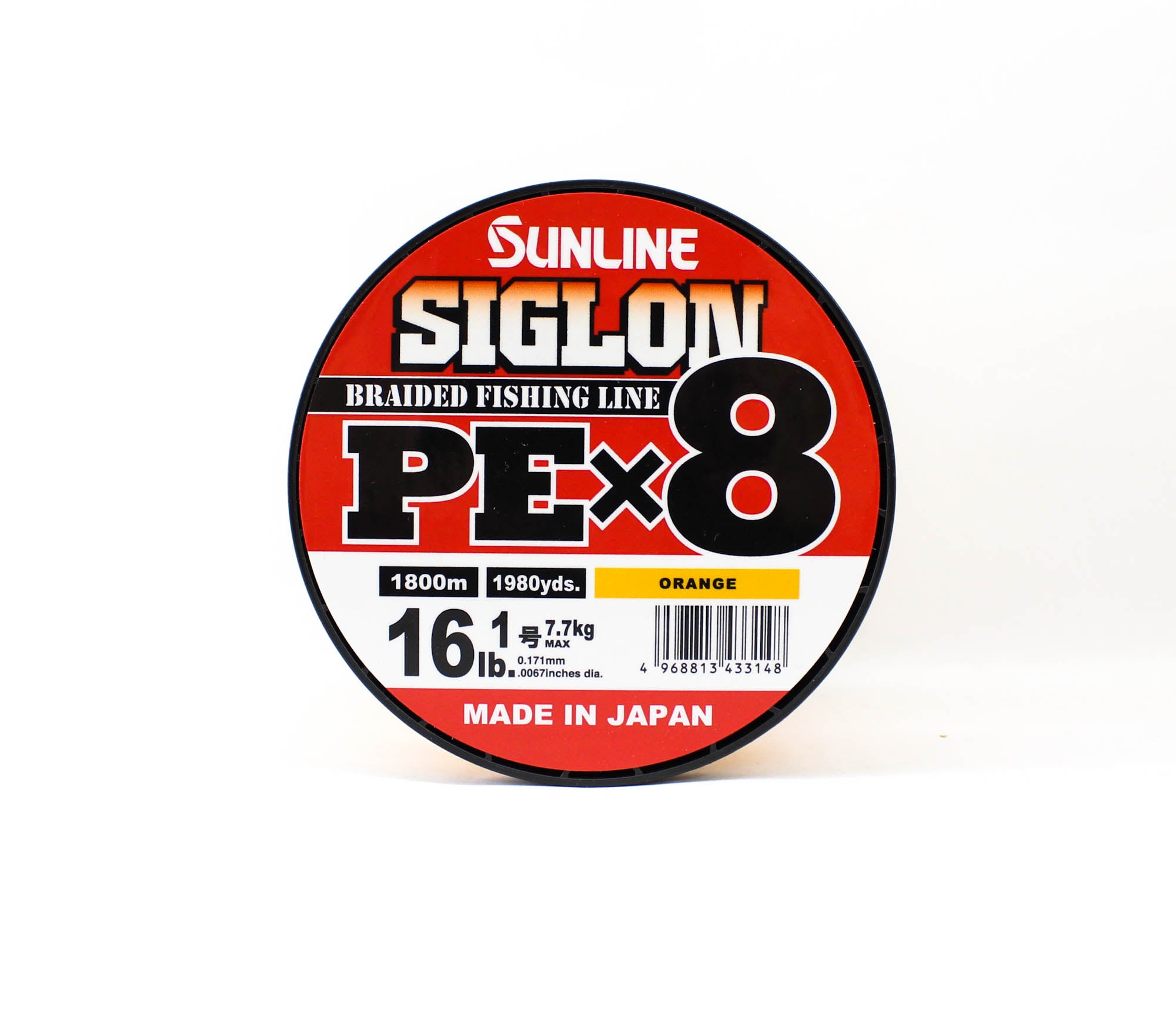 Sunline P.E Line X8 Siglon 1800M P.E 1 16LB Orange (3148)