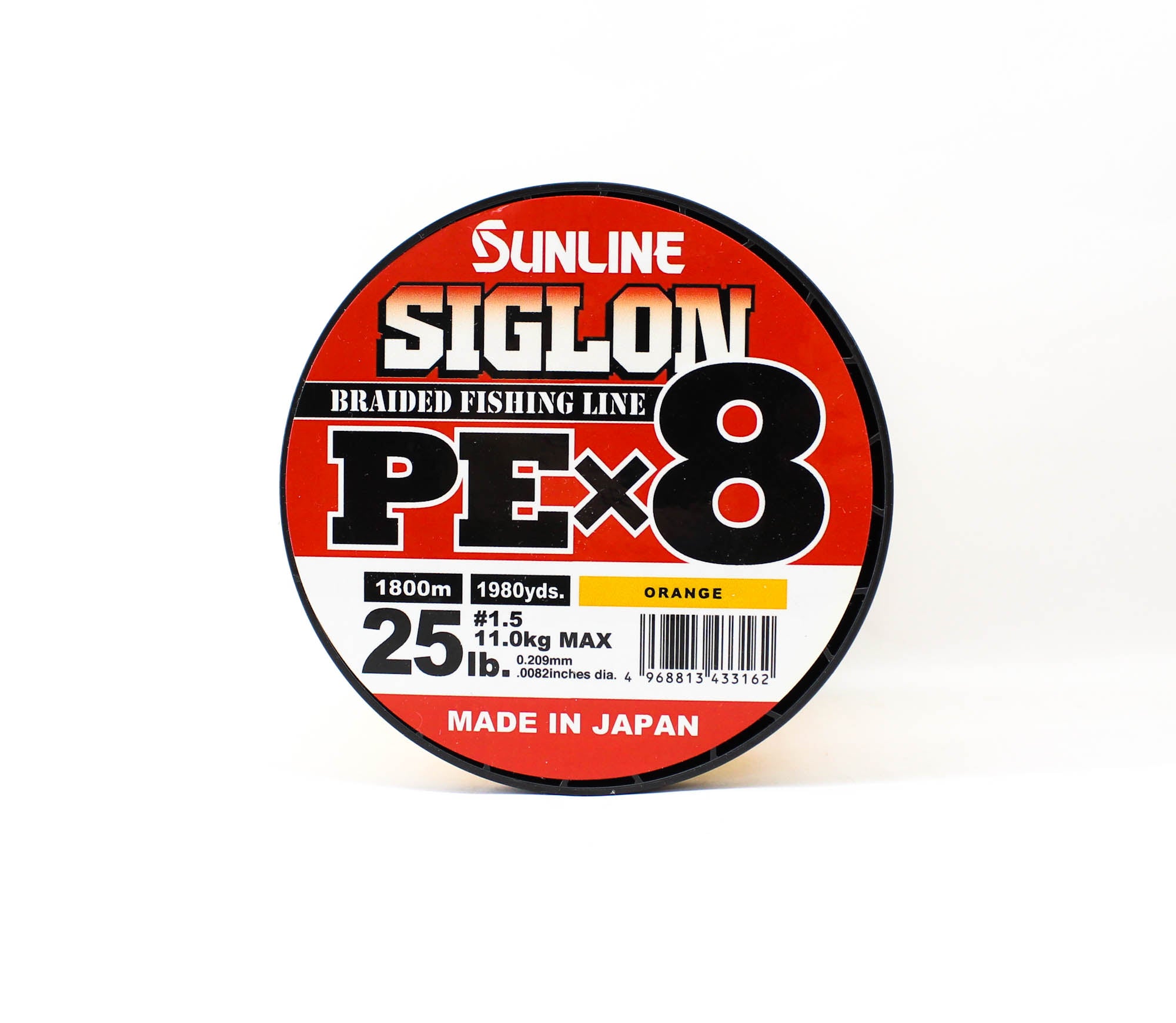 Sunline P.E Line X8 Siglon 1800M P.E 1.5 25LB Orange (3162)