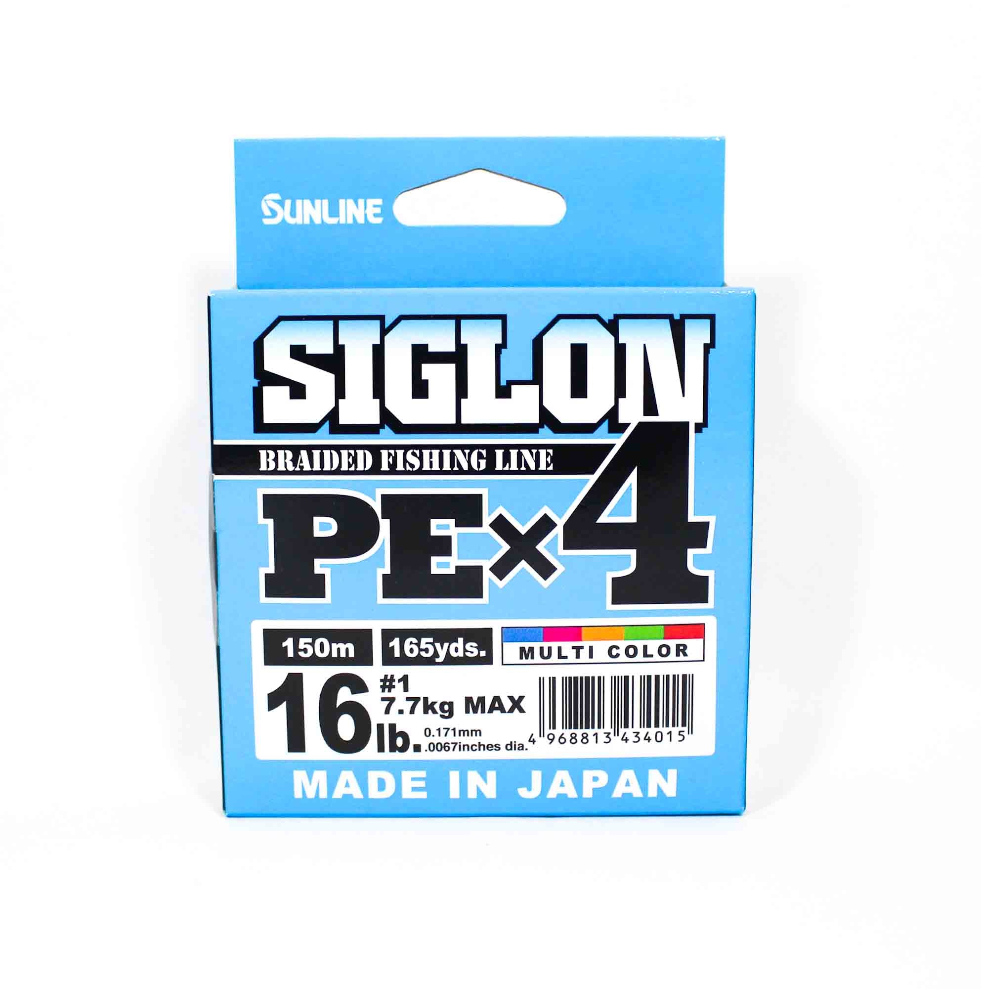 Sunline P.E Line X4 Siglon 150M P.E 1 16LB Multi (4015)
