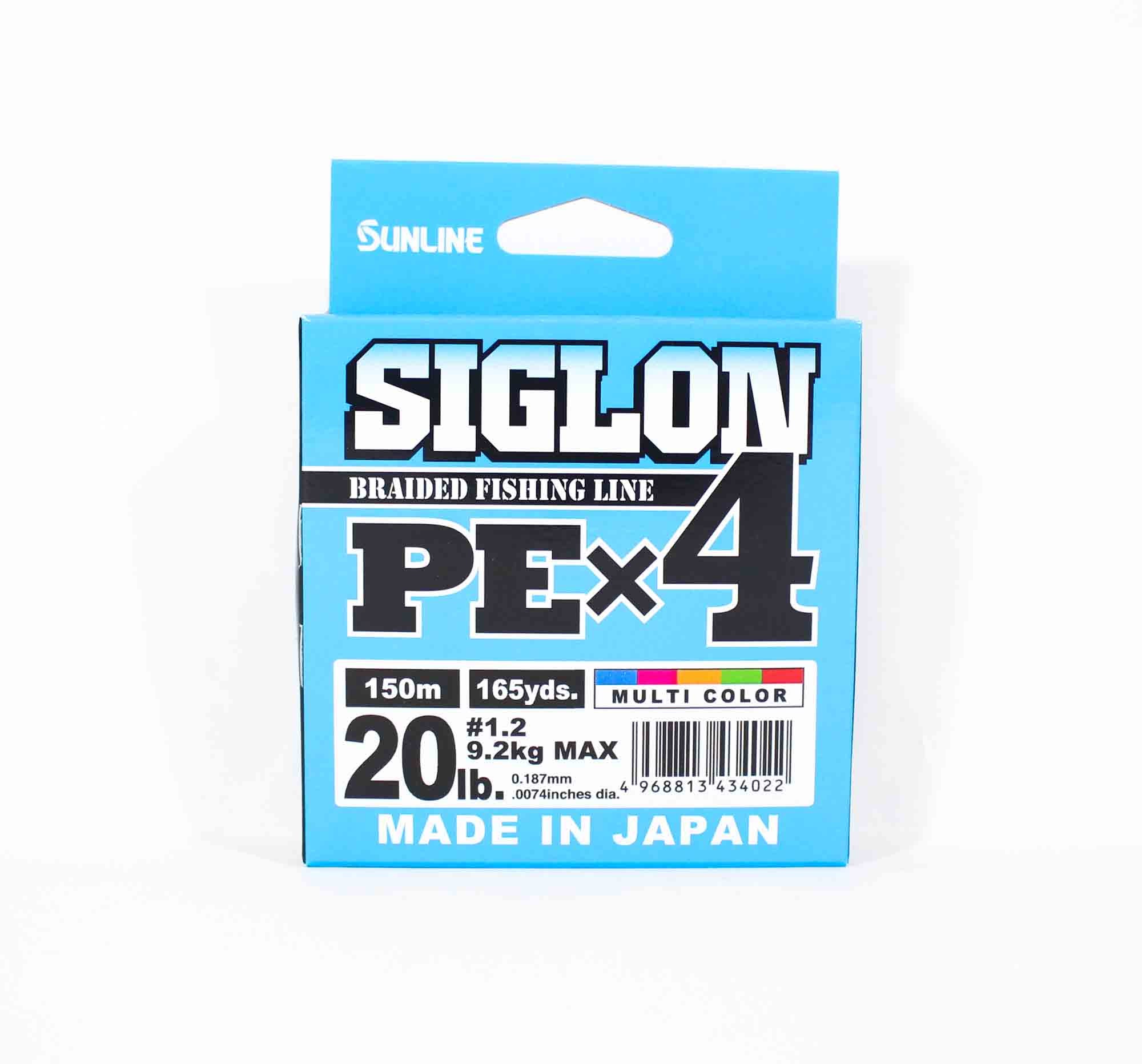 Sunline P.E Line X4 Siglon 150M P.E 1.2 20LB Multi (4022)