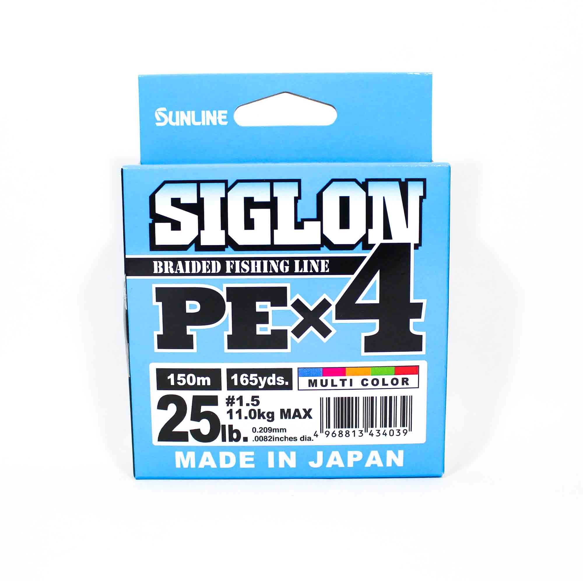 Sunline P.E Line X4 Siglon 150M P.E 1.5 25LB Multi (4039)