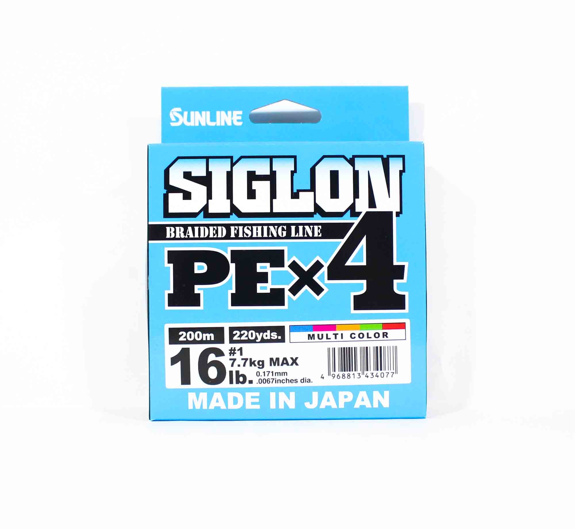 Sunline P.E Line X4 Siglon 200M P.E 1 16LB Multi (4077)