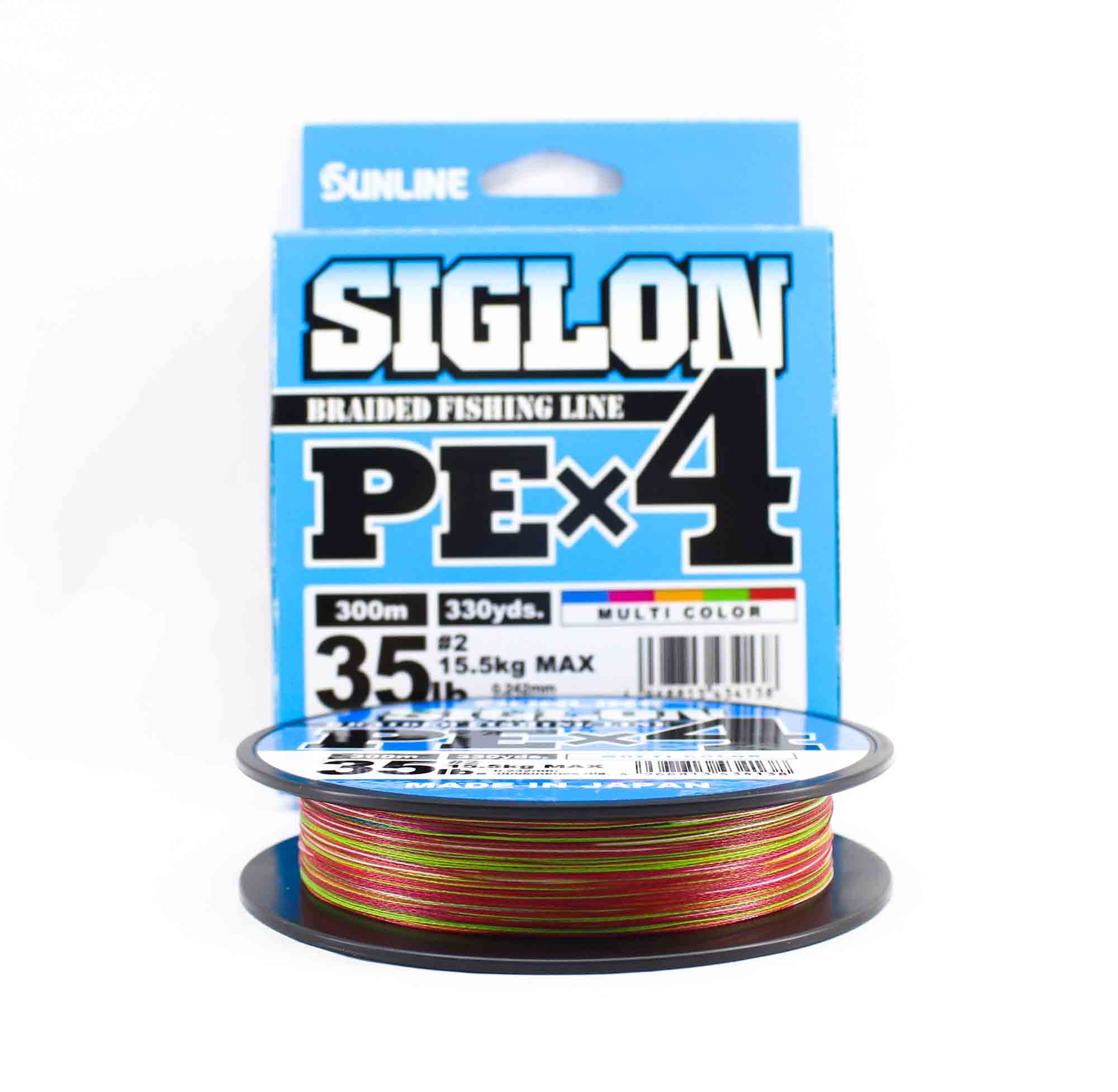 Sunline P.E Line X4 Siglon 300M P.E 2 35LB Multi (4138)