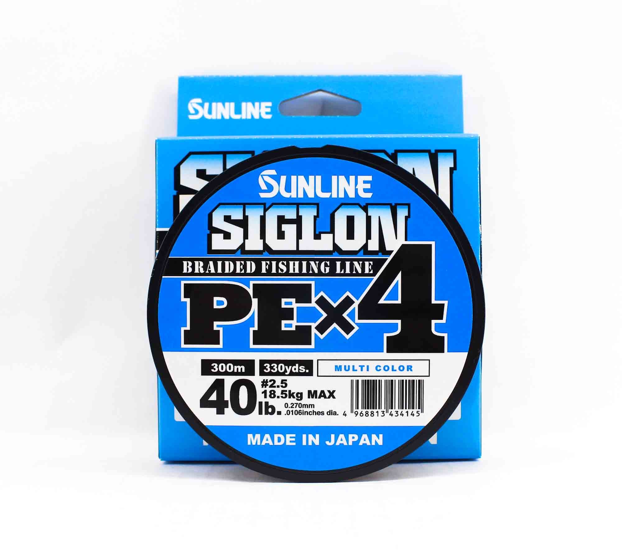 Sunline P.E Line X4 Siglon 300M P.E 2.5 40LB Multi (4145)