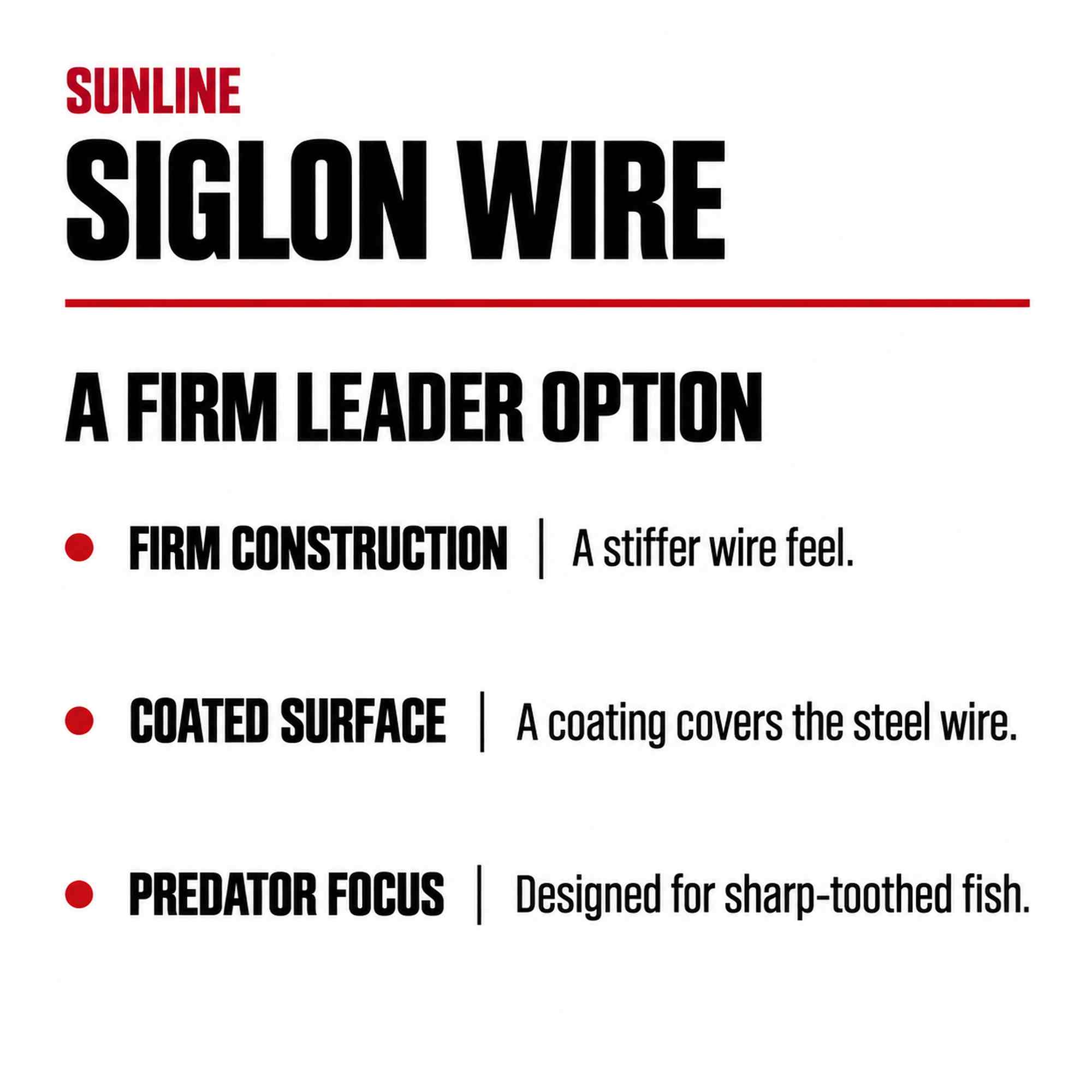 Sunline Siglon Wire Stainless 1x7 Clear Coat 10m 40lb (4466)