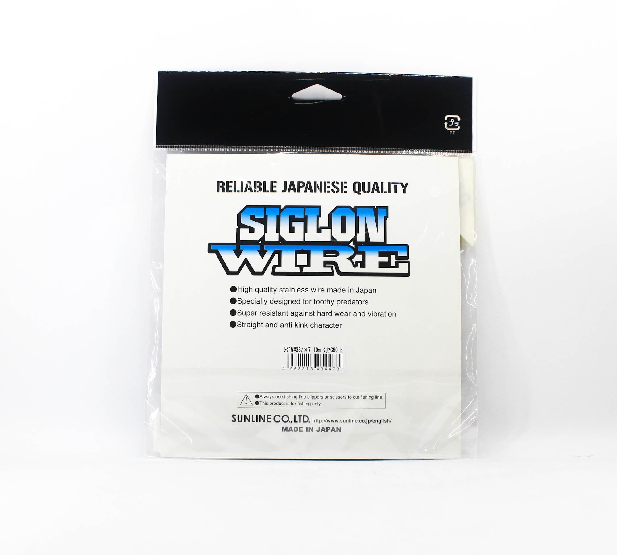 Sunline Siglon Wire Stainless 1x7 Clear Coat 10m 60lb (4473)