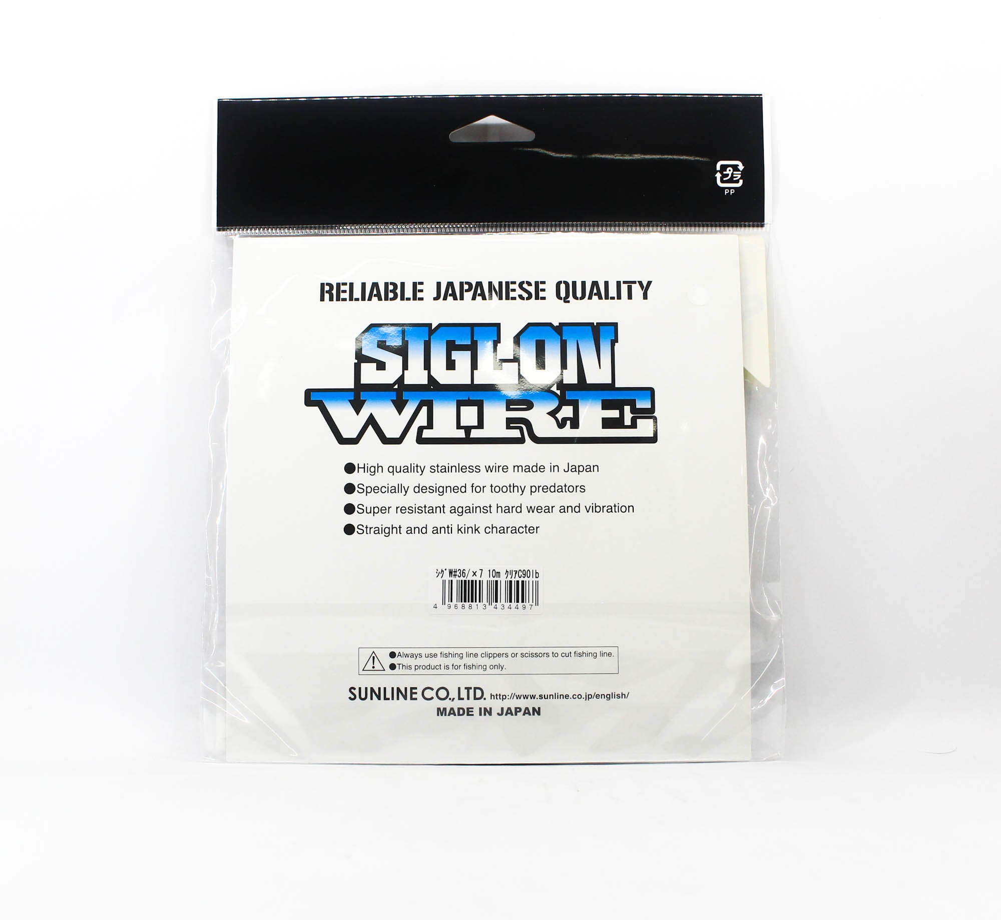 Sunline Siglon Wire Stainless 1x7 Clear Coat 10m 90lb (4497)