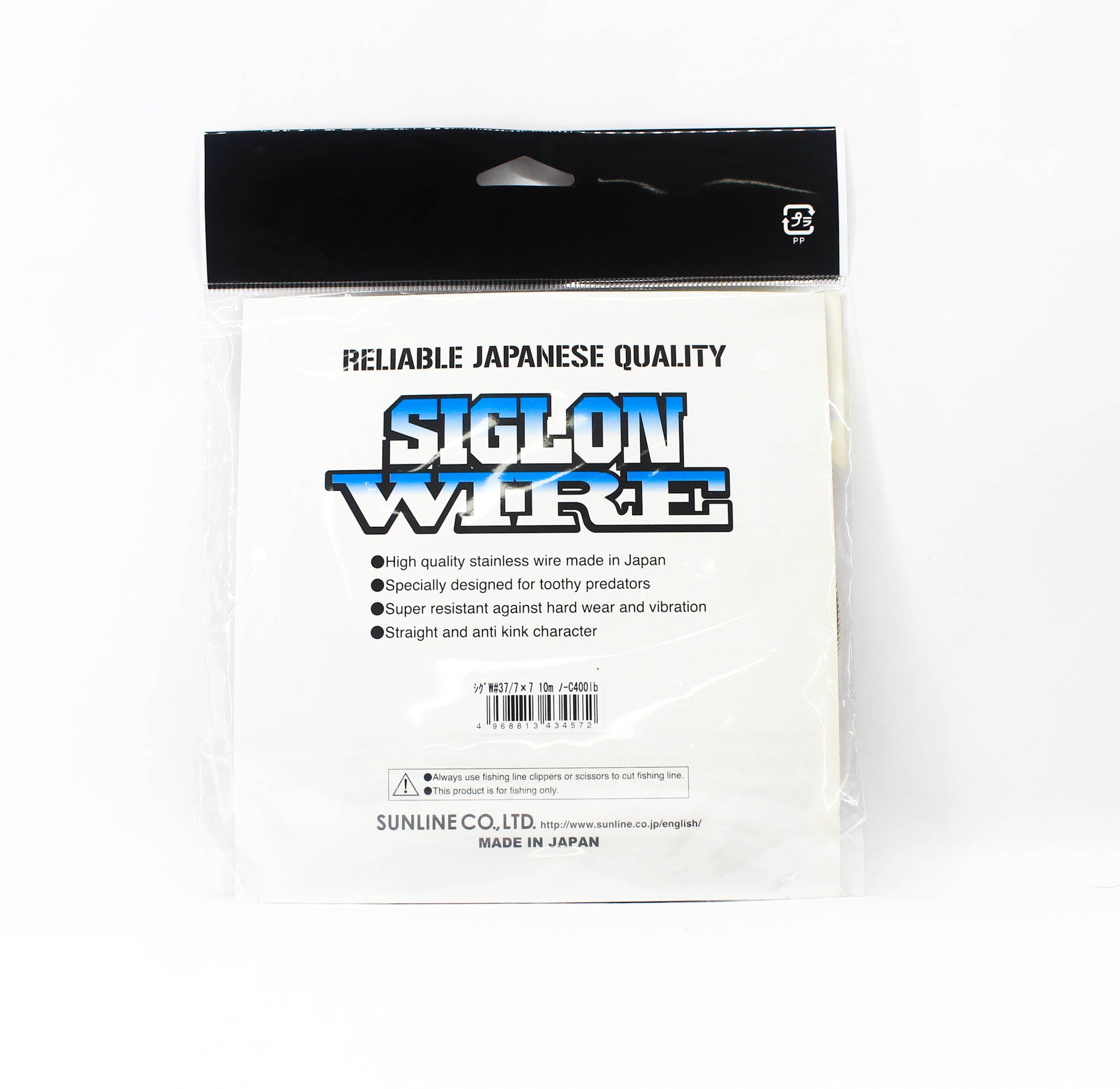 Sunline Siglon Wire Stainless 7x7 No Coat 10m 400lb (4572)