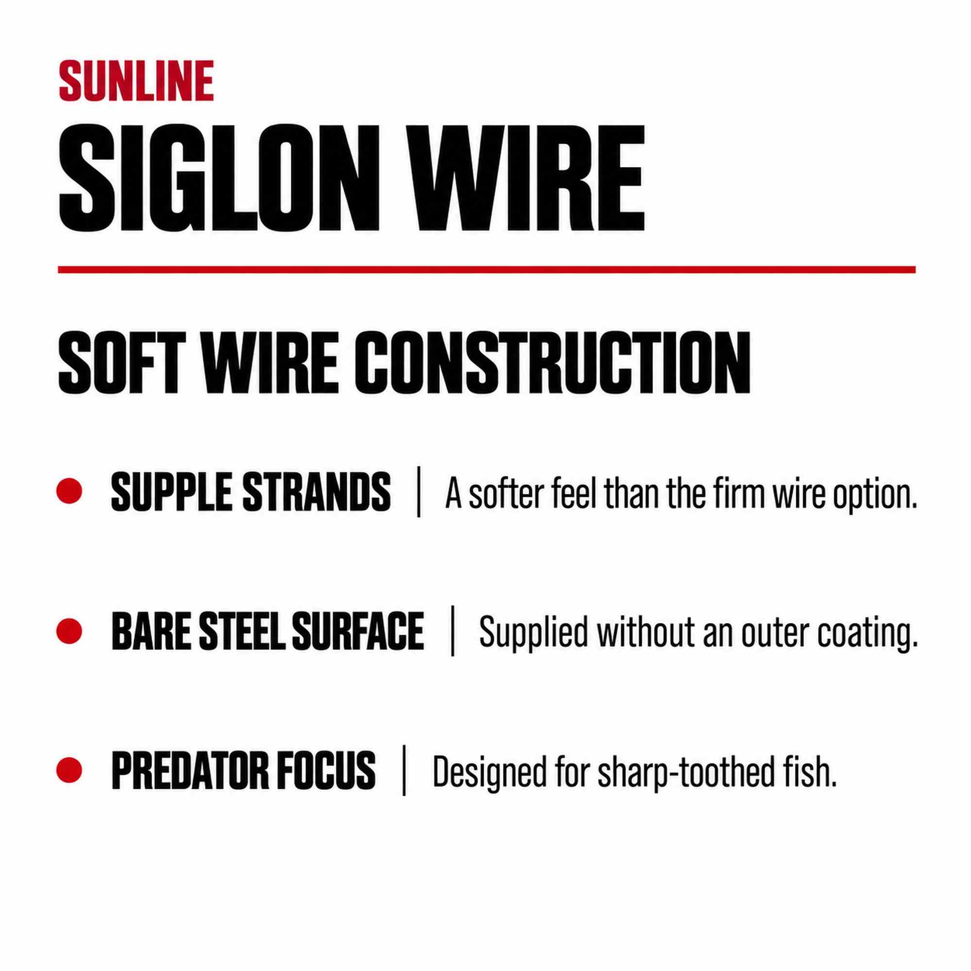 Sunline Siglon Wire Stainless 7x7 No Coat 10m 400lb (4572)