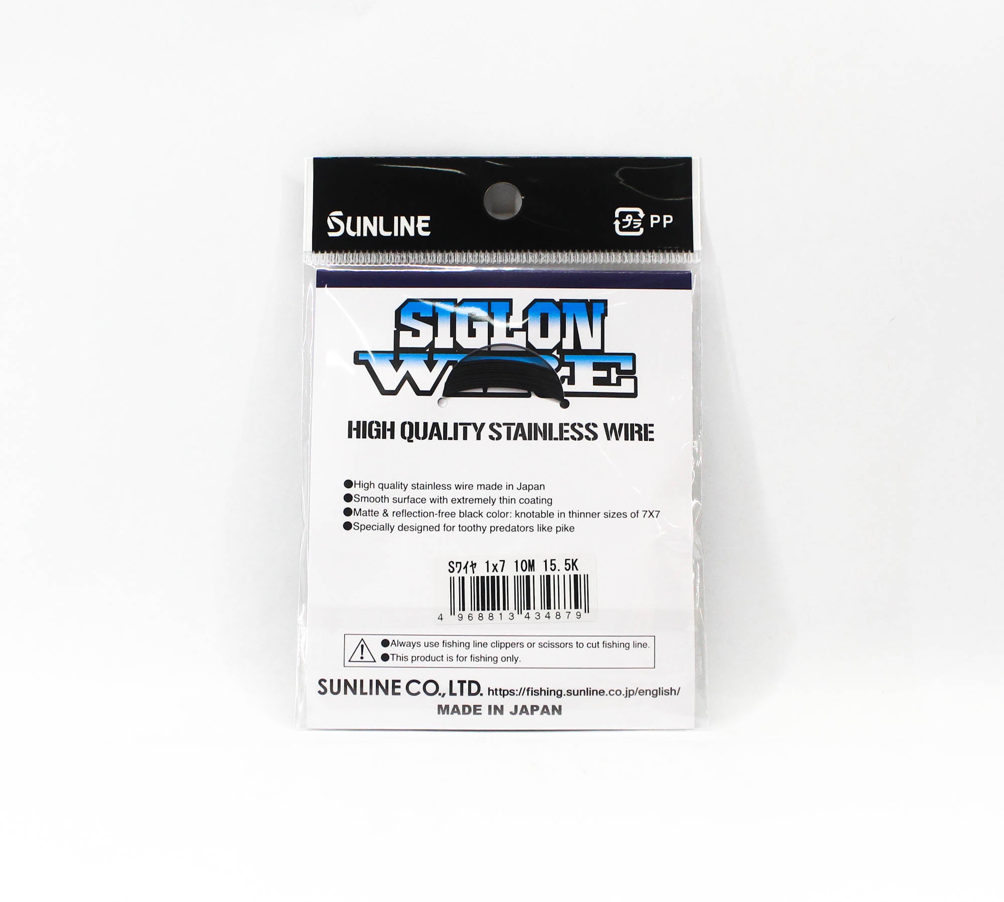 Sunline Siglon Wire Stainless 1x7 Black 10m 34.1lb (4879)