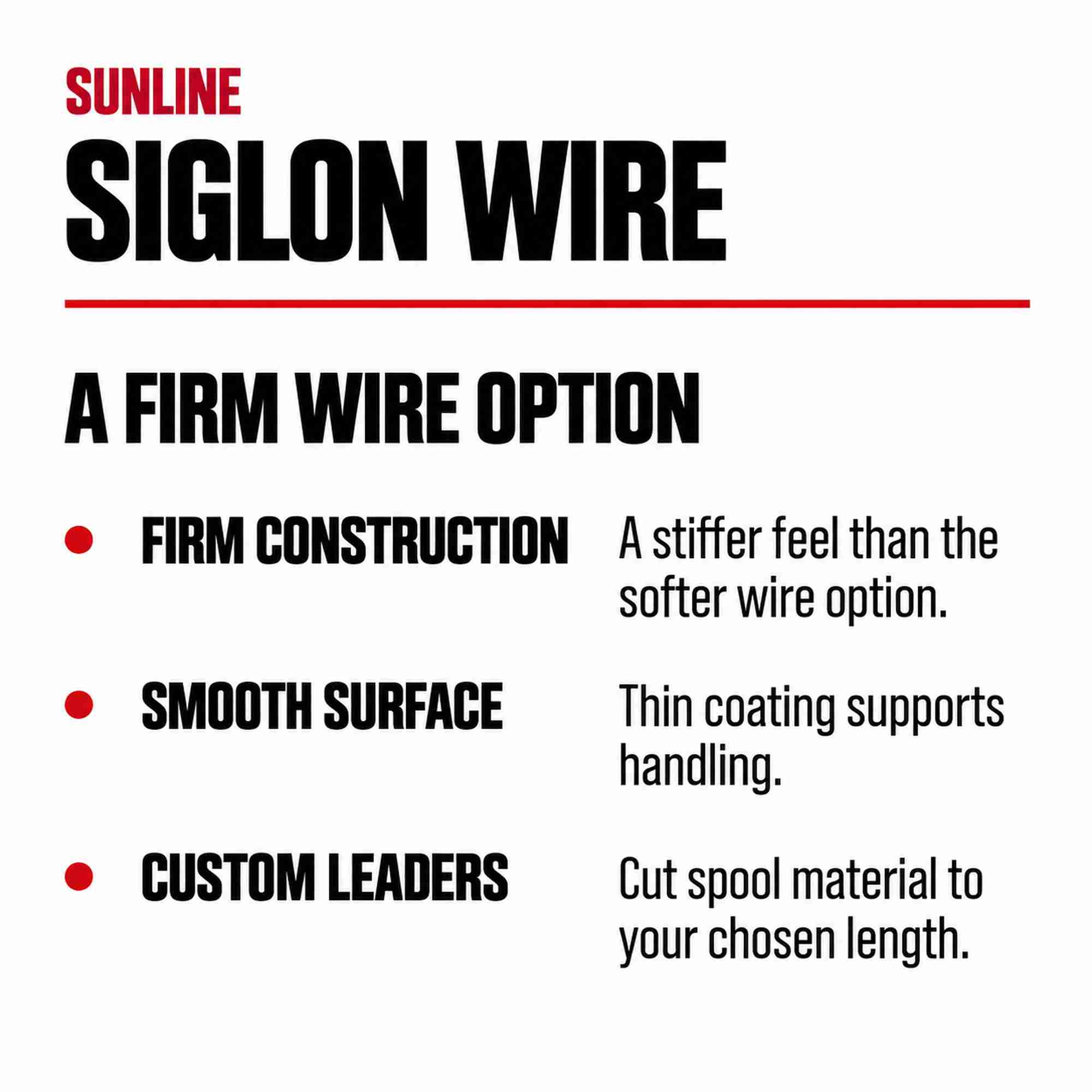 Sunline Siglon Wire Stainless 1x7 Black 10m 34.1lb (4879)