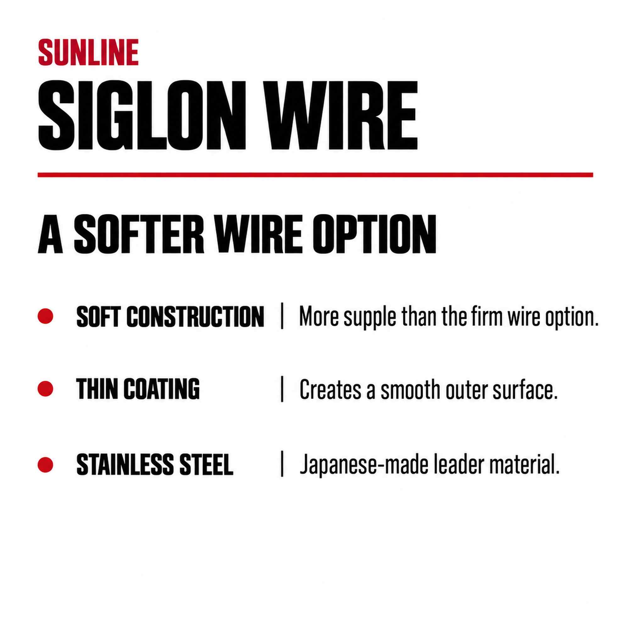 Sunline Siglon Wire Stainless 7x7 Black 10m 55.7lb (4985)