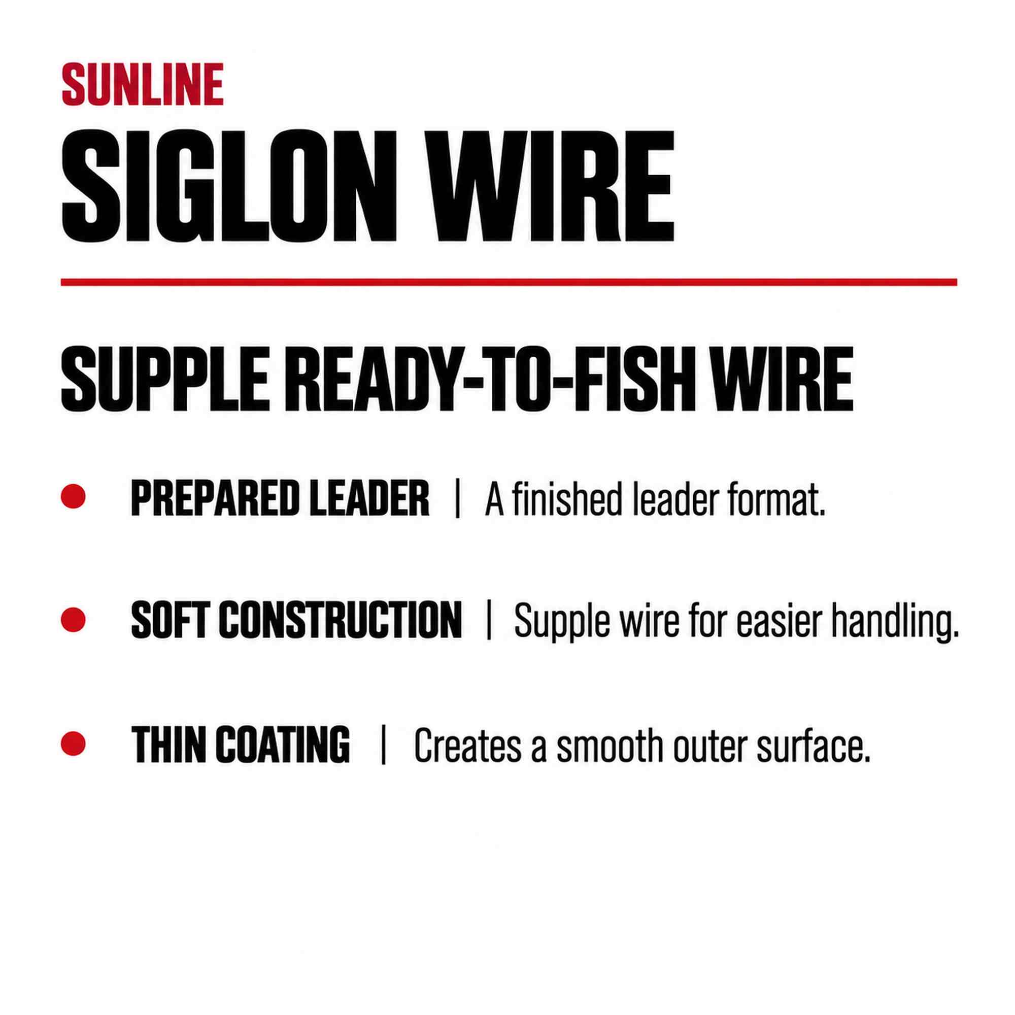 Sunline Siglon Wire Stainless 7x7 Black 50cm 38.7lb (5470)
