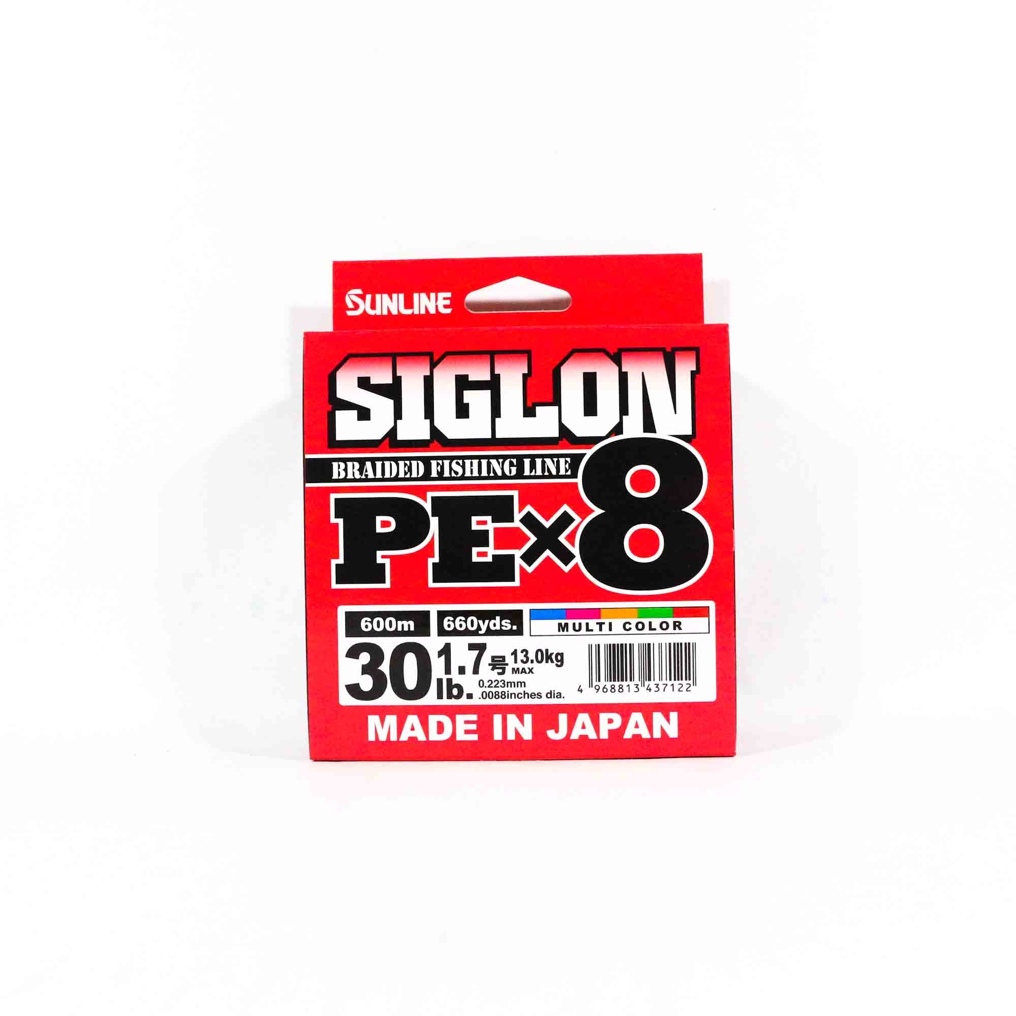 Sunline P.E Line X8 Siglon 600M P.E 1.7 30LB Multi (7122)