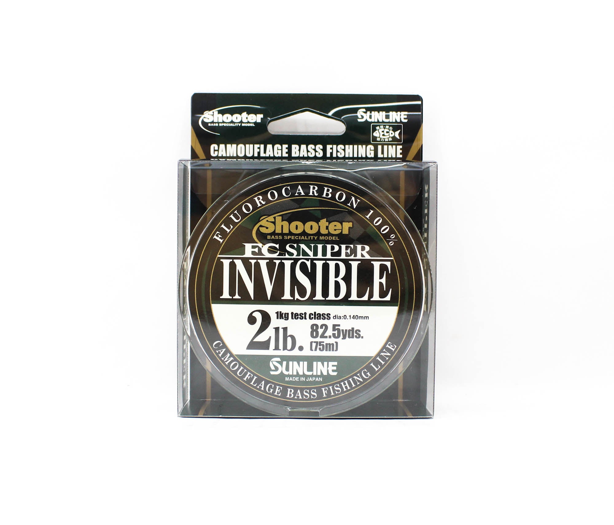 Sunline Fluorocarbon Line FC Sniper Invisible 75m 2lb 0.14mm (2100)