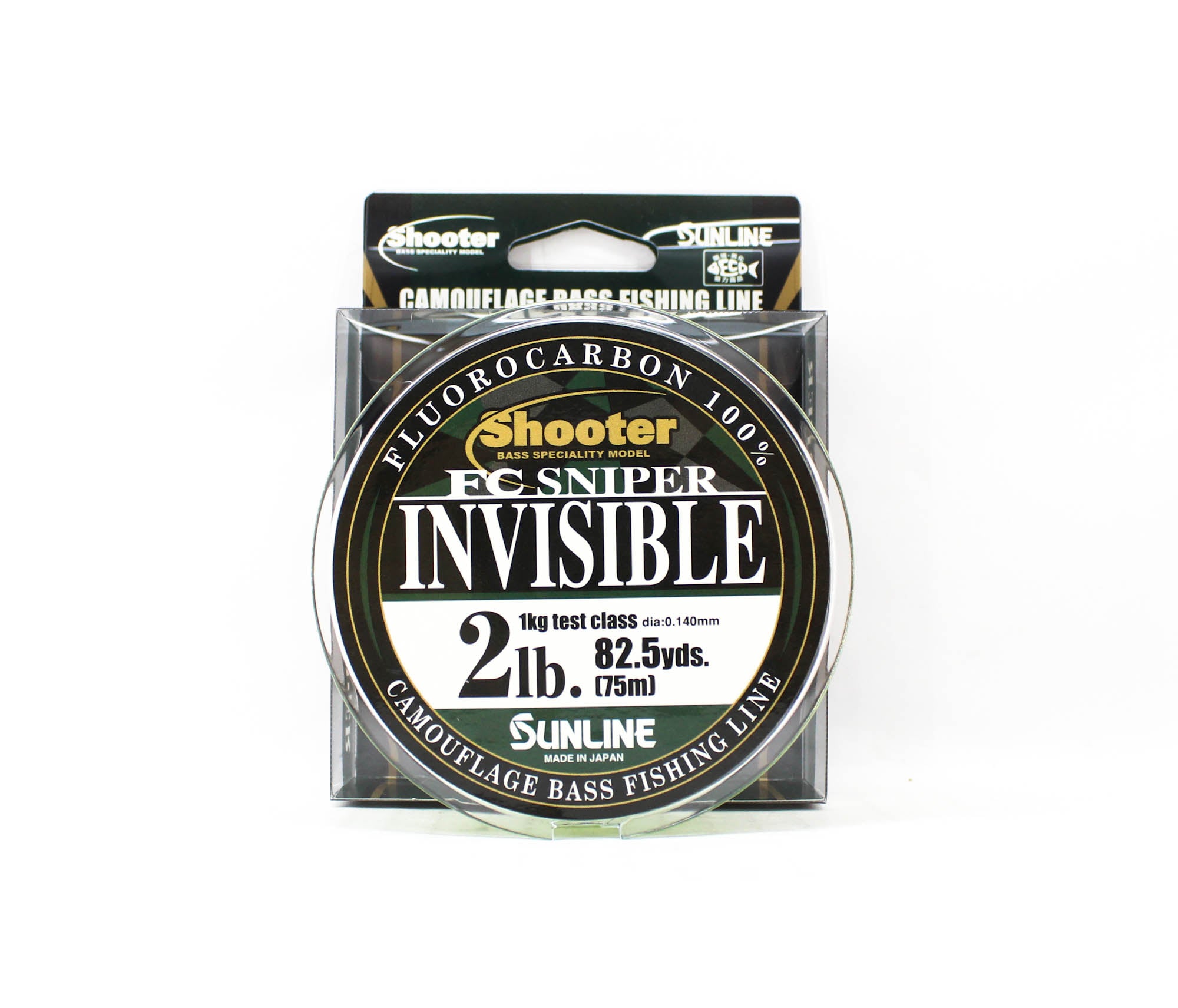 Sunline Fluorocarbon Line FC Sniper Invisible 75m 2lb 0.14mm (2100)