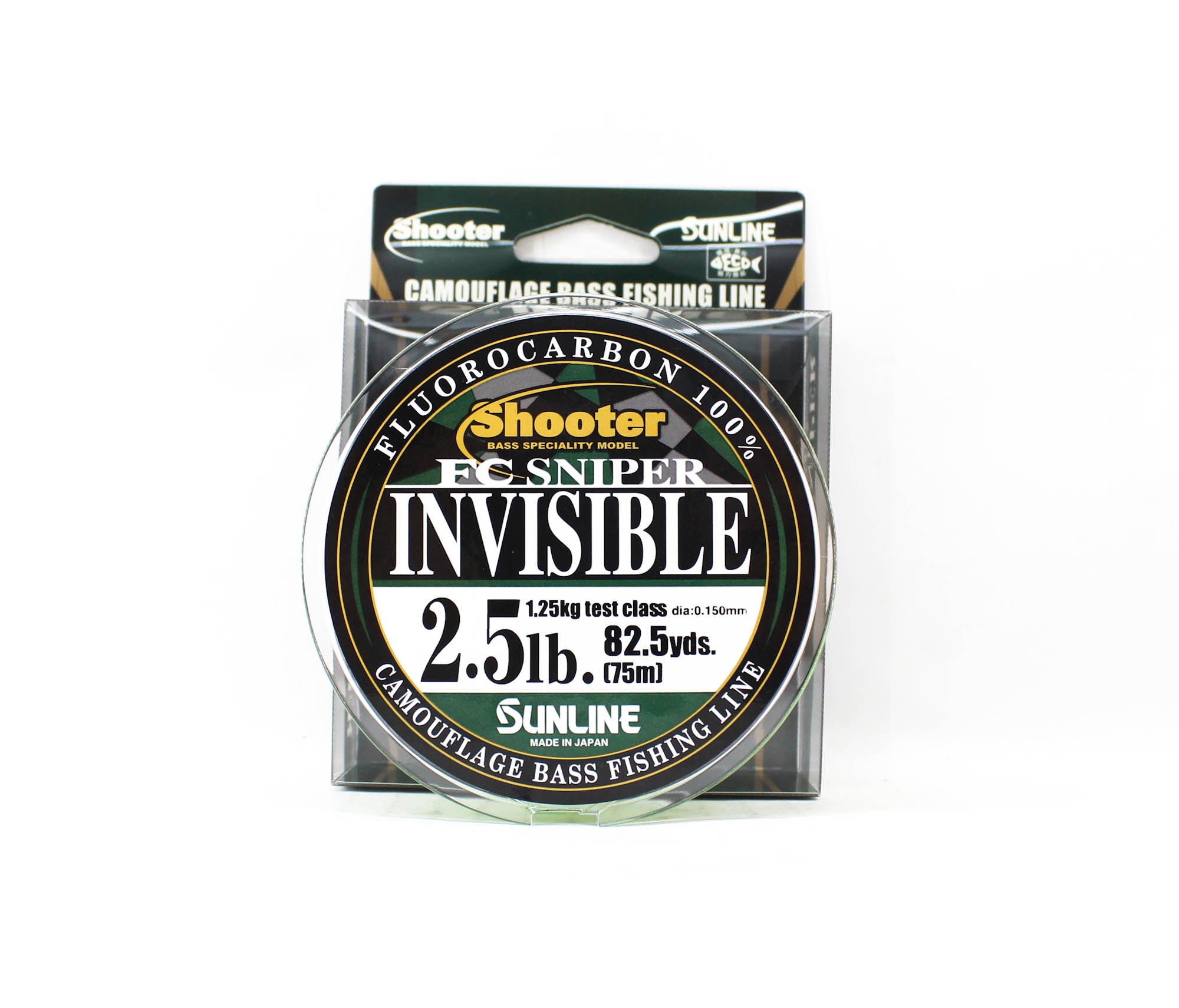 Sunline Fluorocarbon Line FC Sniper Invisible 75m 2.5lb 0.15mm (2117)