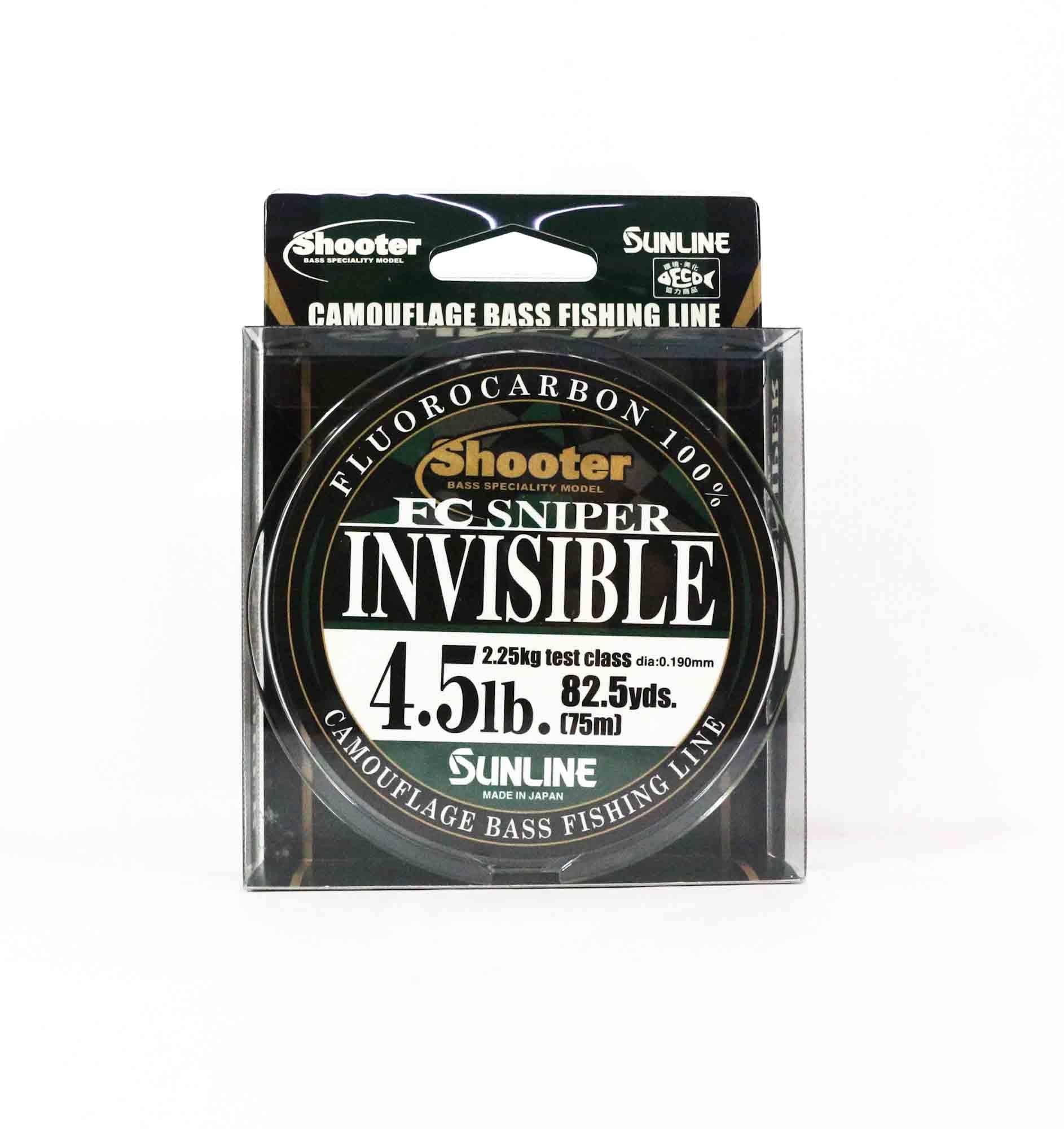 Sunline Fluorocarbon Line FC Sniper Invisible 75m 4.5lb 0.19mm (2155)