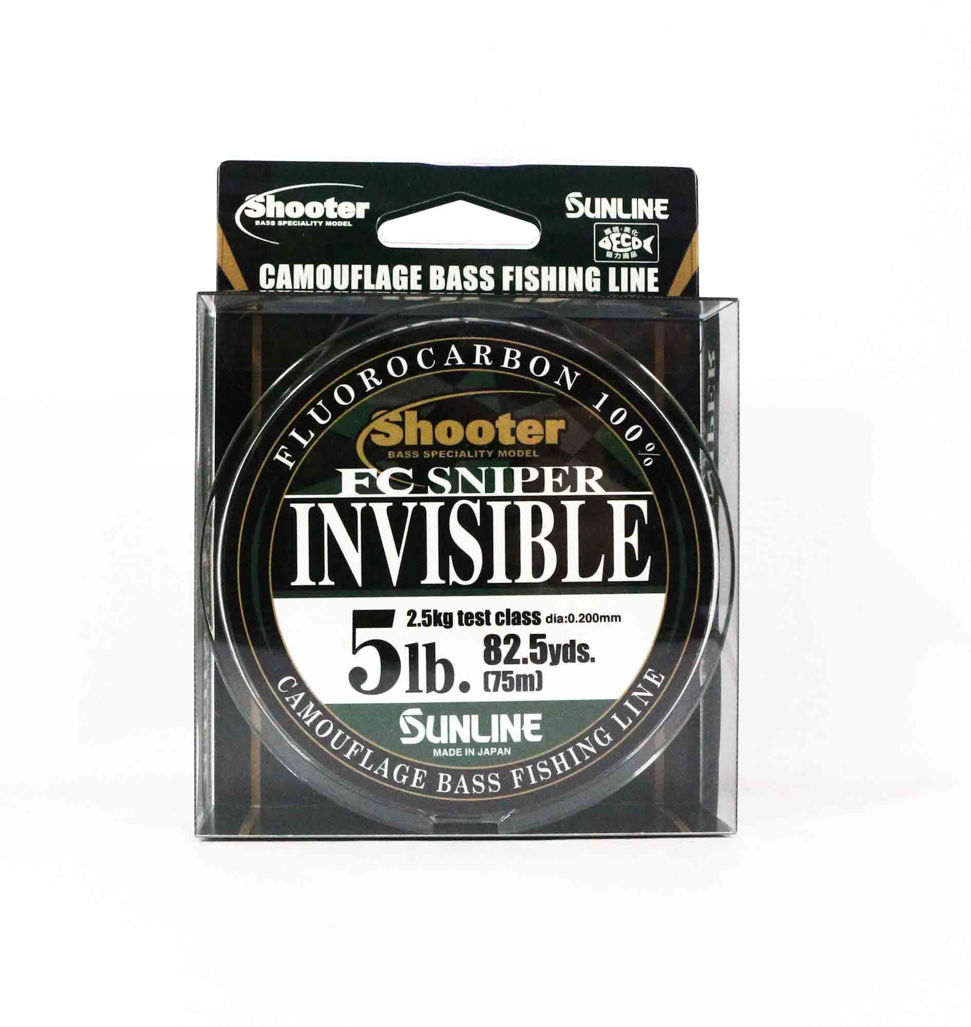 Sunline Fluorocarbon Line FC Sniper Invisible 75m 5lb 0.2mm (2162)