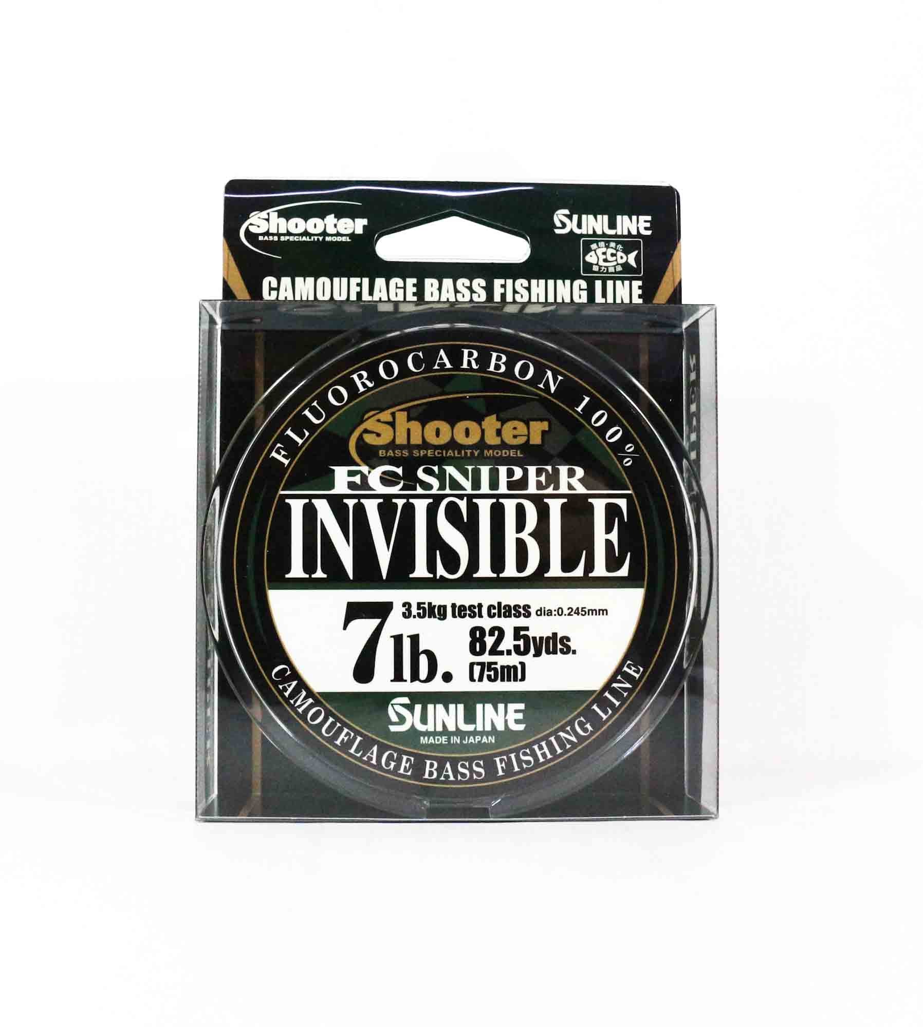 Sunline Fluorocarbon Line FC Sniper Invisible 75m 7lb 0.245mm (2186)