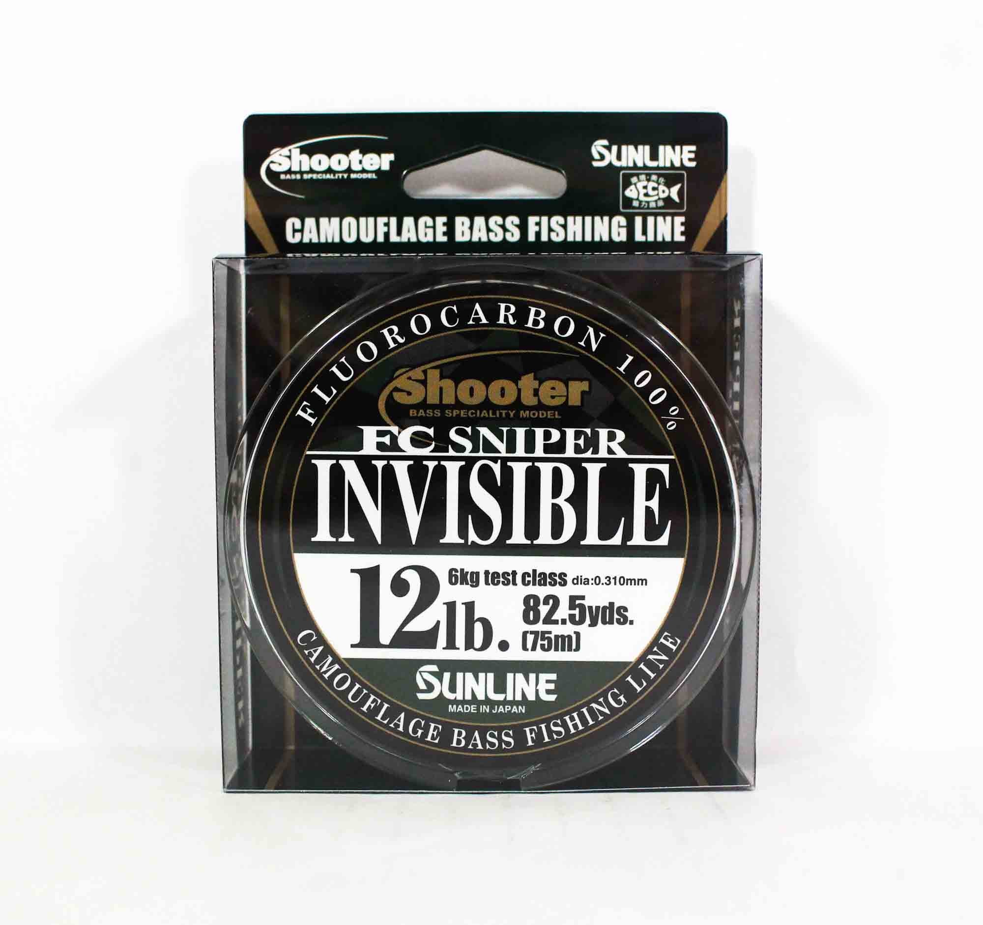 Sunline Fluorocarbon Line FC Sniper Invisible 75m 12lb 0.31mm (2216)