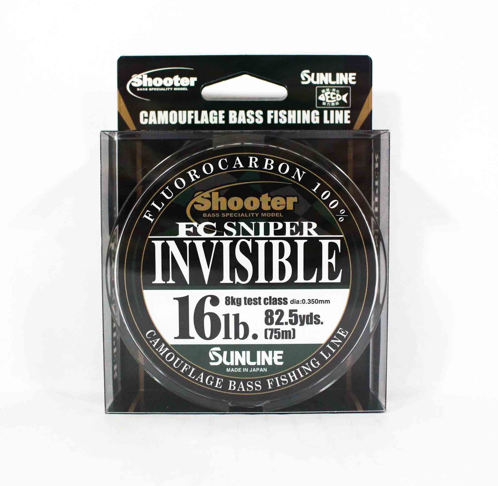 Sunline Fluorocarbon Line FC Sniper Invisible 75m 16lb 0.35mm (2230)