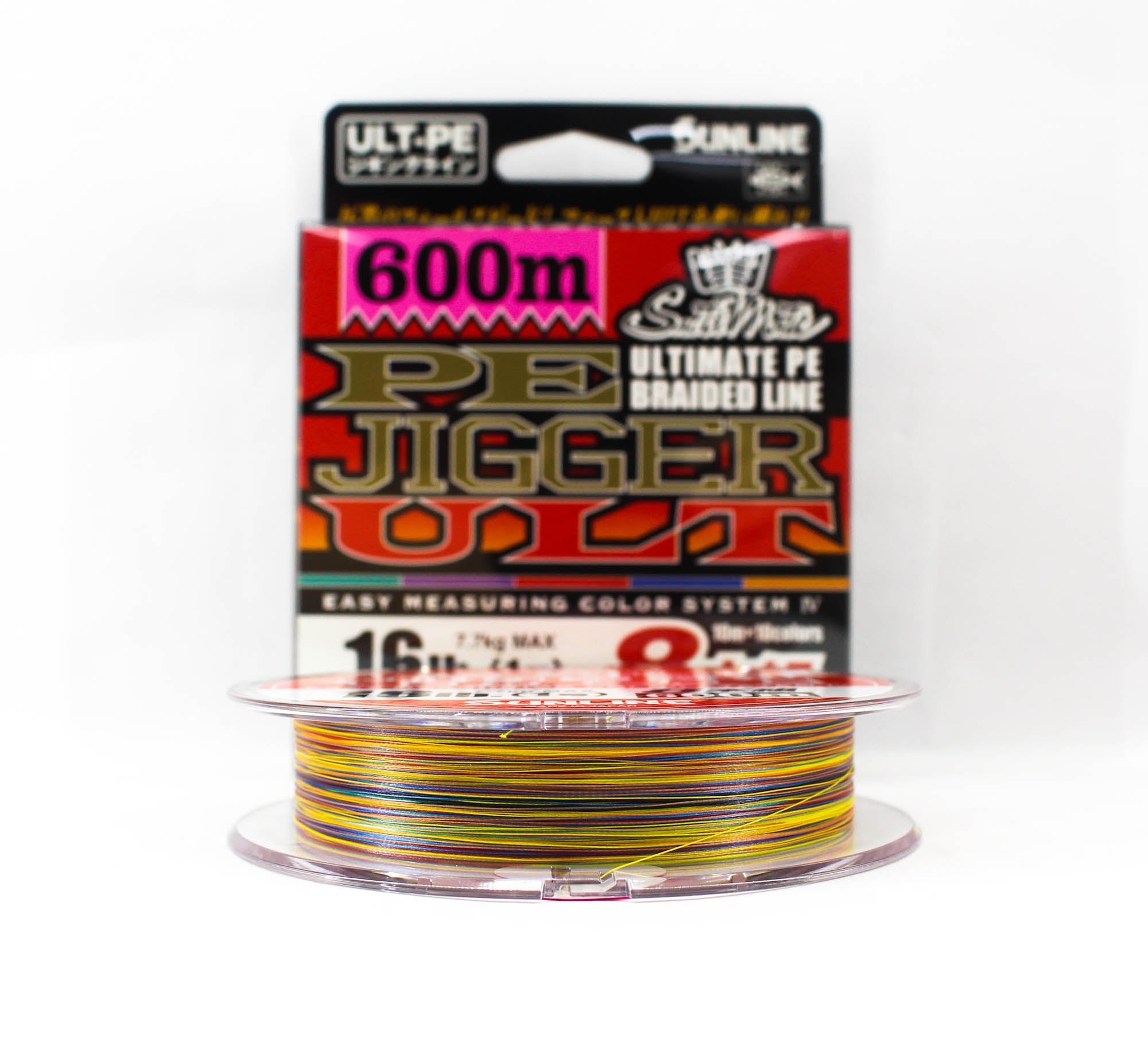 Sunline P.E Line X8 Jigger ULT 600m P.E 1 16LB Multi (3039)