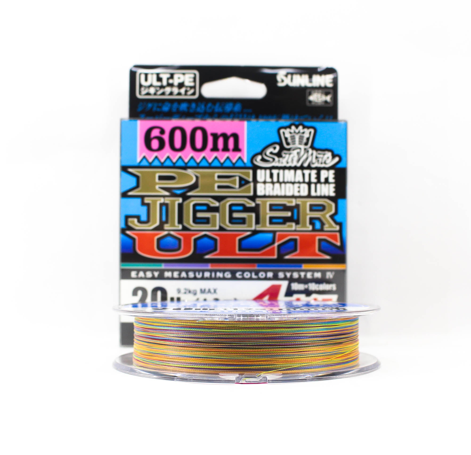 Sunline P.E Line X4 Jigger ULT 600m P.E 1.2 20LB Multi (3381)