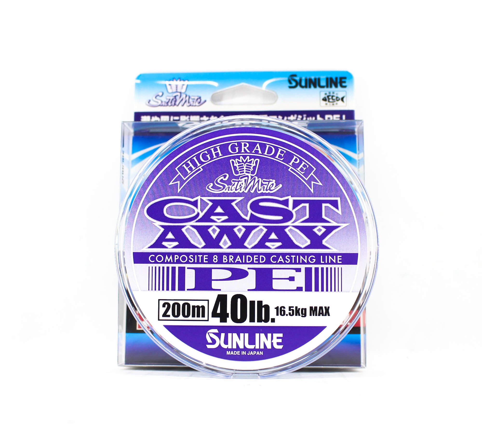 Sunline P.E Line Cast Away 200m P.E 3 40lb (4913)