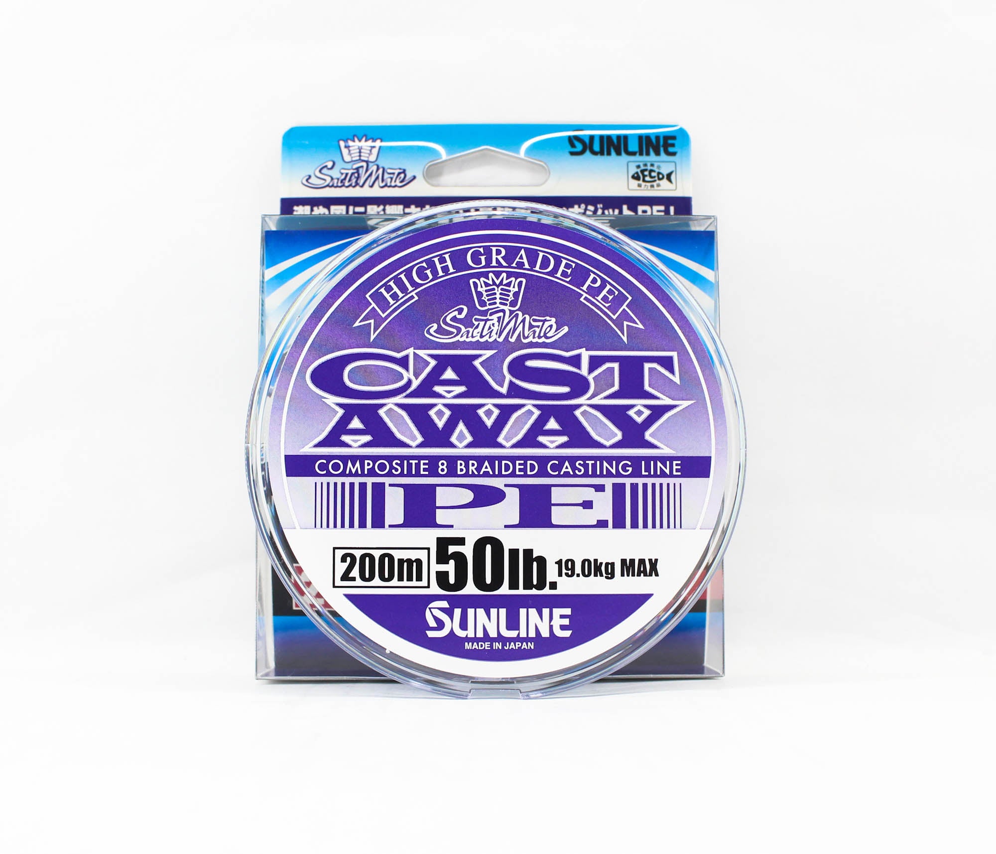 Sunline P.E Line Cast Away 200m P.E 3.5 50lb (4920)