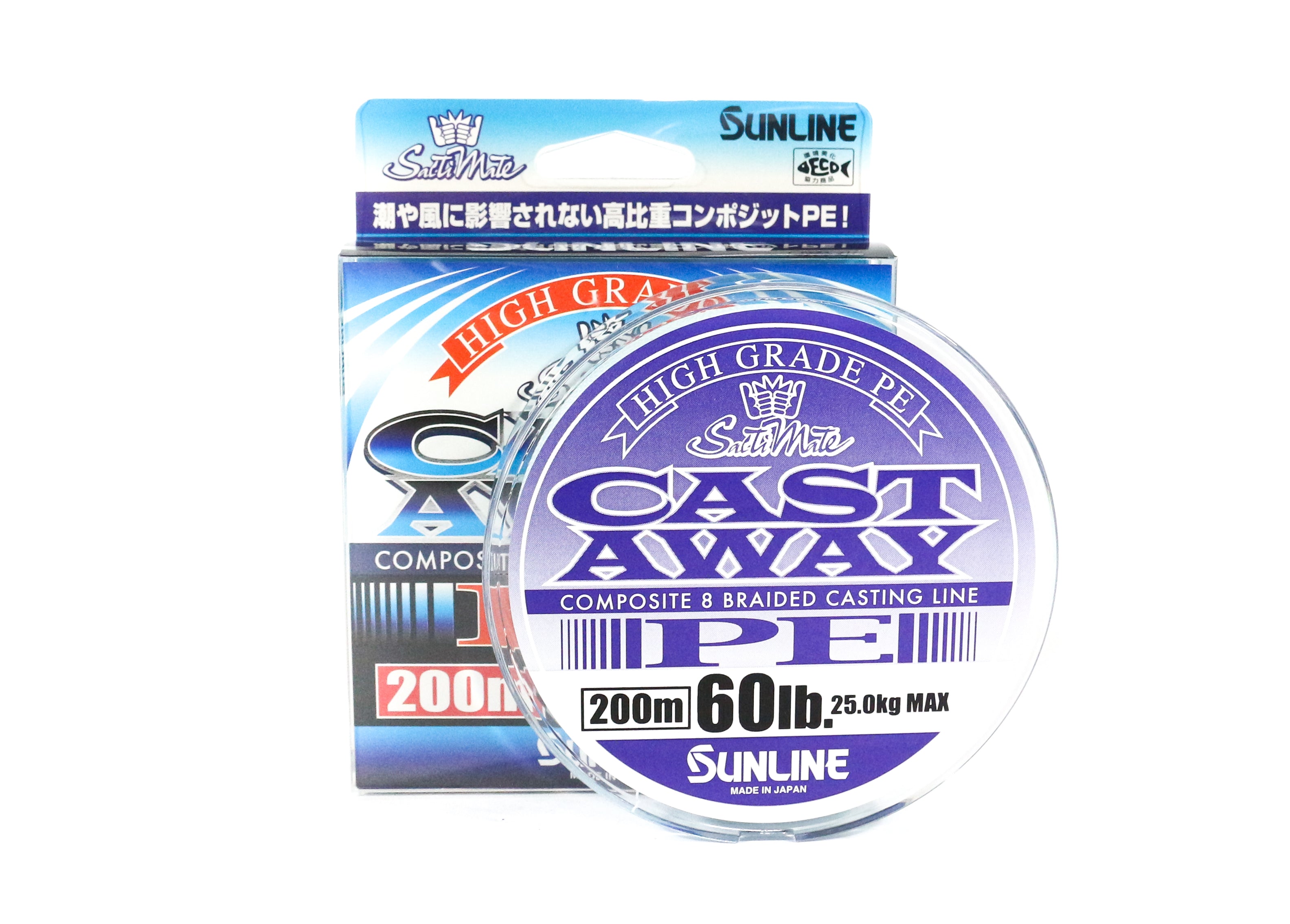 Sunline P.E Line Cast Away 200m P.E 4 60lb (4937)