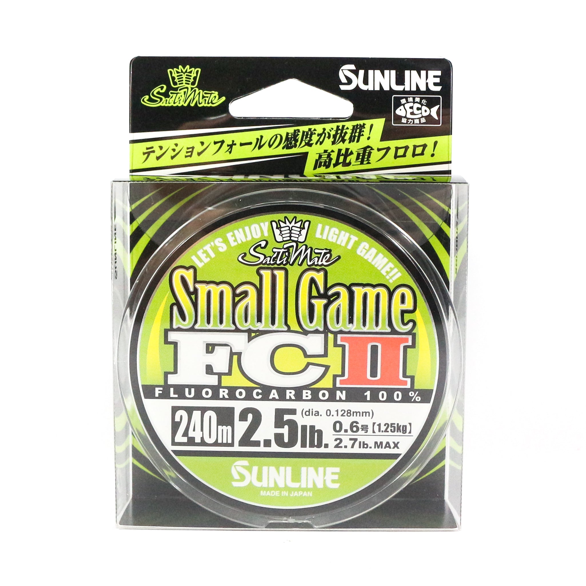 Sunline Fluorocarbon Line Small Game FC II 240m 2.5lb 0.128mm (5330)
