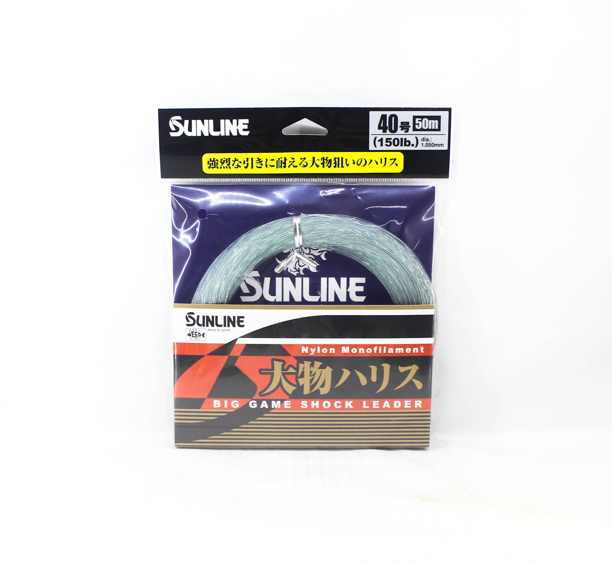 Sunline Nylon Leader Big Game Shock Leader 50m #40 150lb 1.050mm (6061)