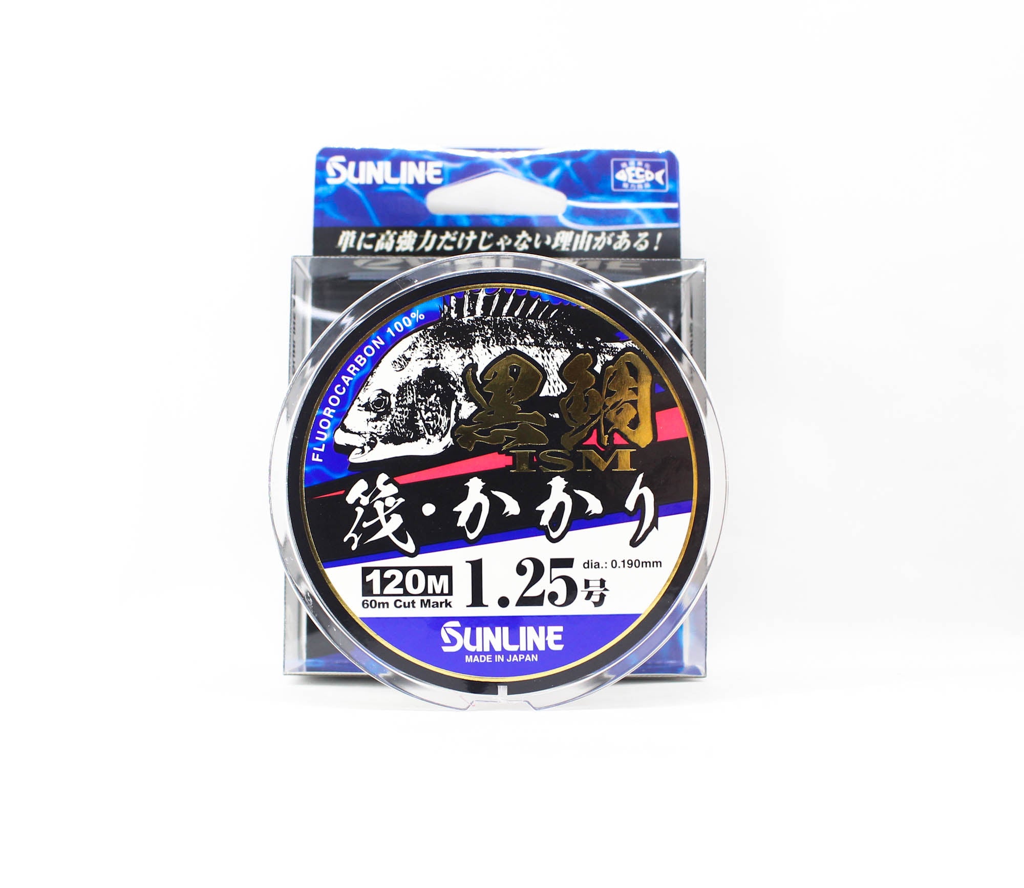 Sunline Fluorocarbon Kurodai ISM Bream Clear 120m #1.25 5lb 0.19mm (6528)