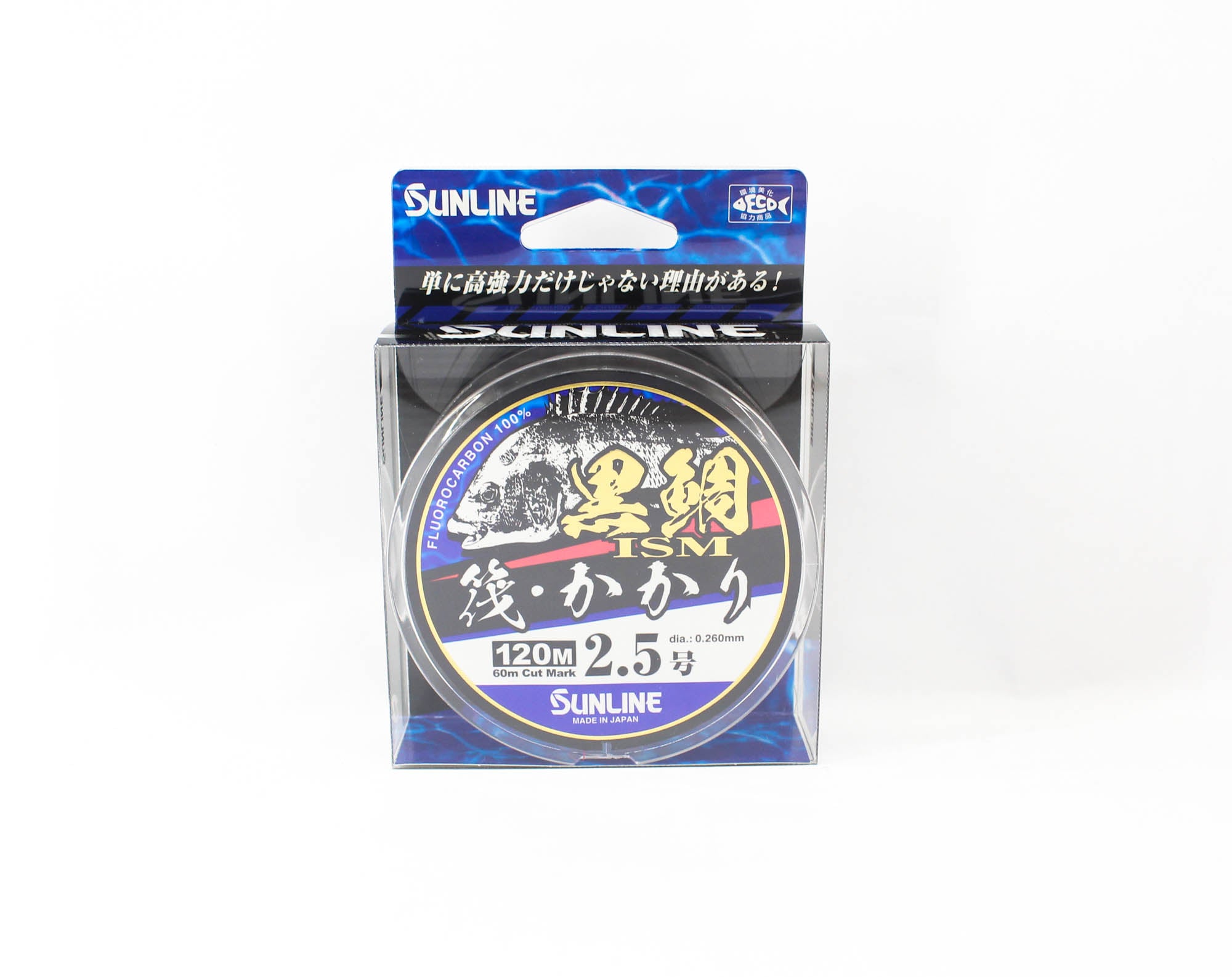 Sunline Fluorocarbon Kurodai ISM Bream Clear 120m #2.5 10lb 0.26mm (6566)